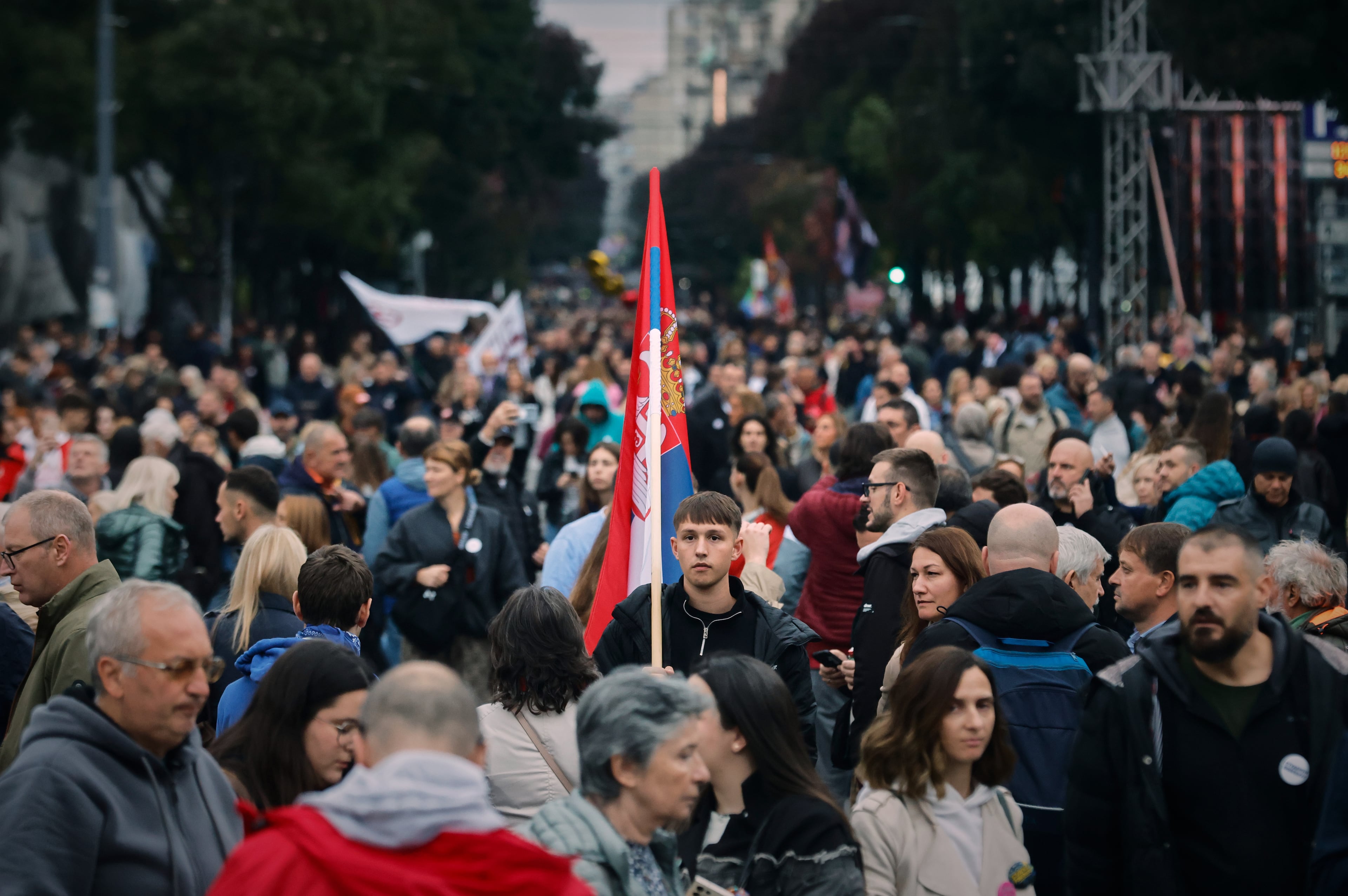 APTOPIX Serbia Election