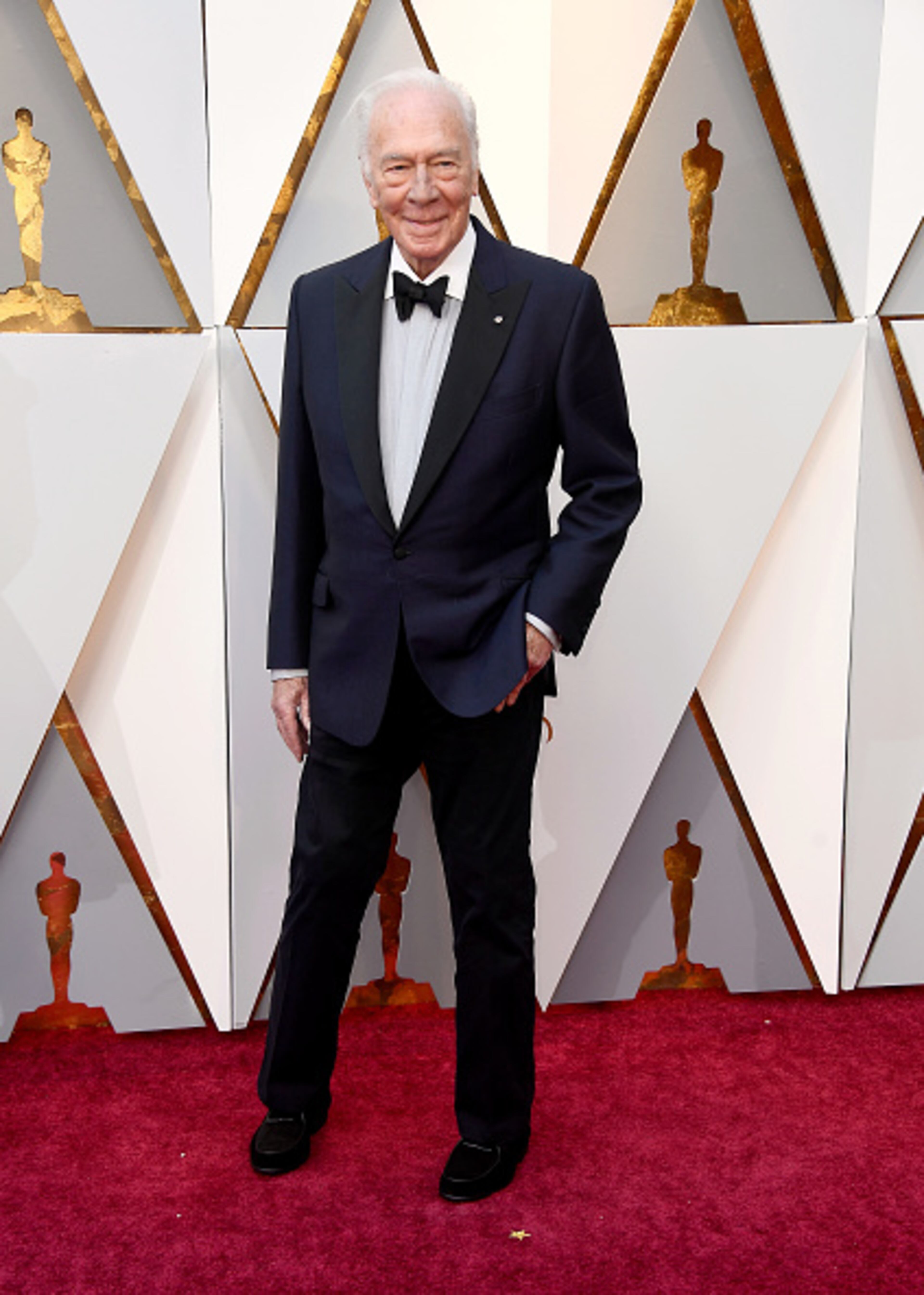 HOLLYWOOD, CA - MARCH 04: Christopher Plummer attends the 90th Annual Academy Awards at Hollywood & Highland Center on March 4, 2018 in Hollywood, California. (Photo by Frazer Harrison/Getty Images)