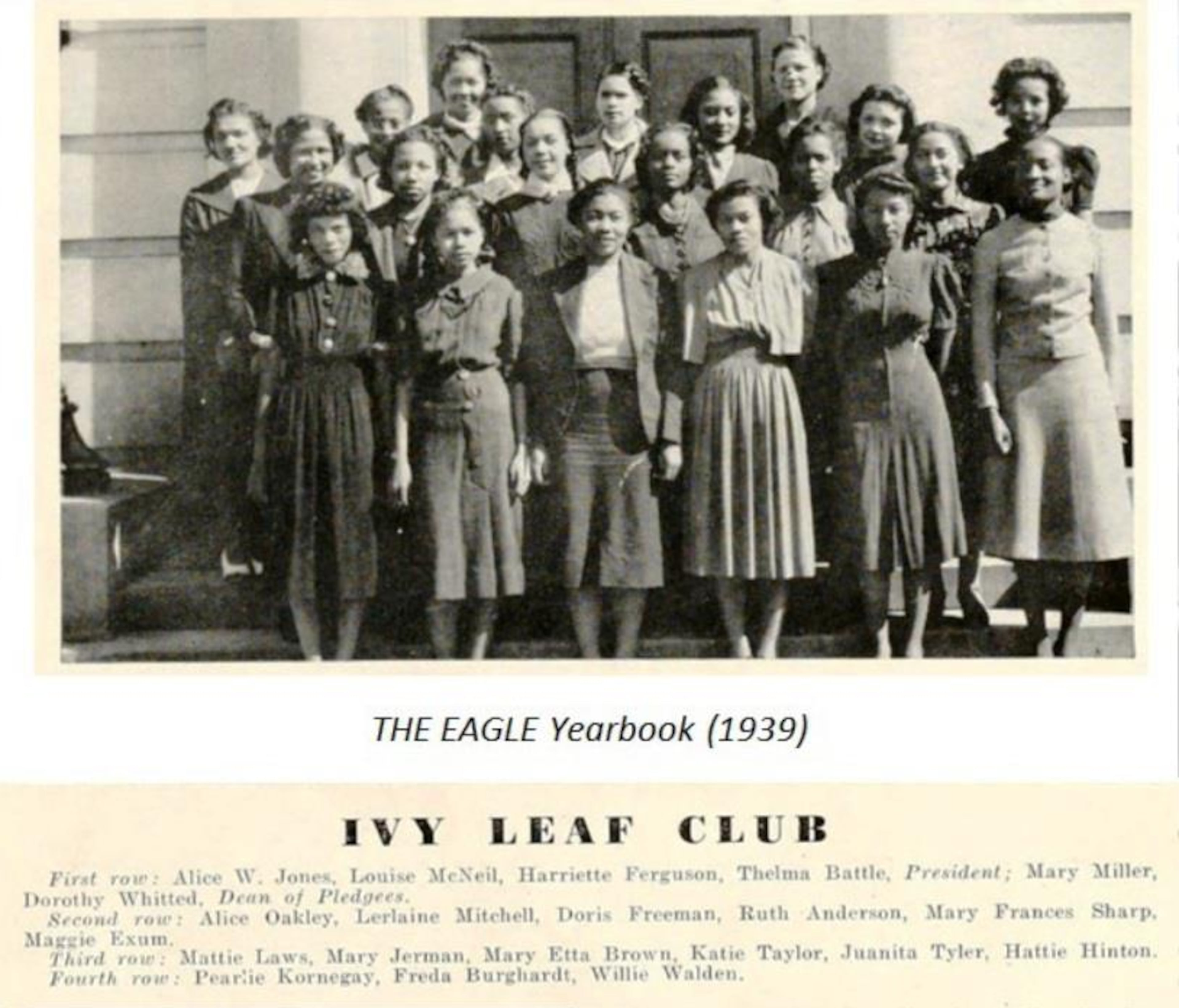 But they knew reinforcements were coming and accepted 21 Ivies into the Ivy Leaf Club, who would soon join Alpha Chi that same year.