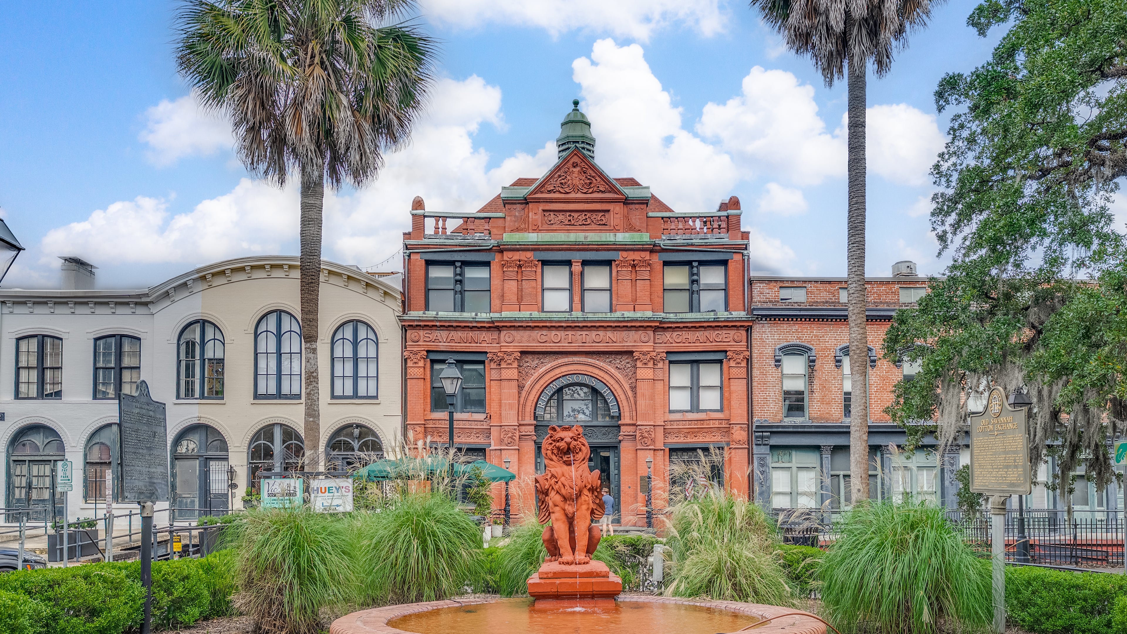 The Cotton Exchange, a 19th-century building that housed Savannah’s cotton traders after the Civil War, is for sale. (Courtesy of Andrew Frazier/Engels and Völkers)