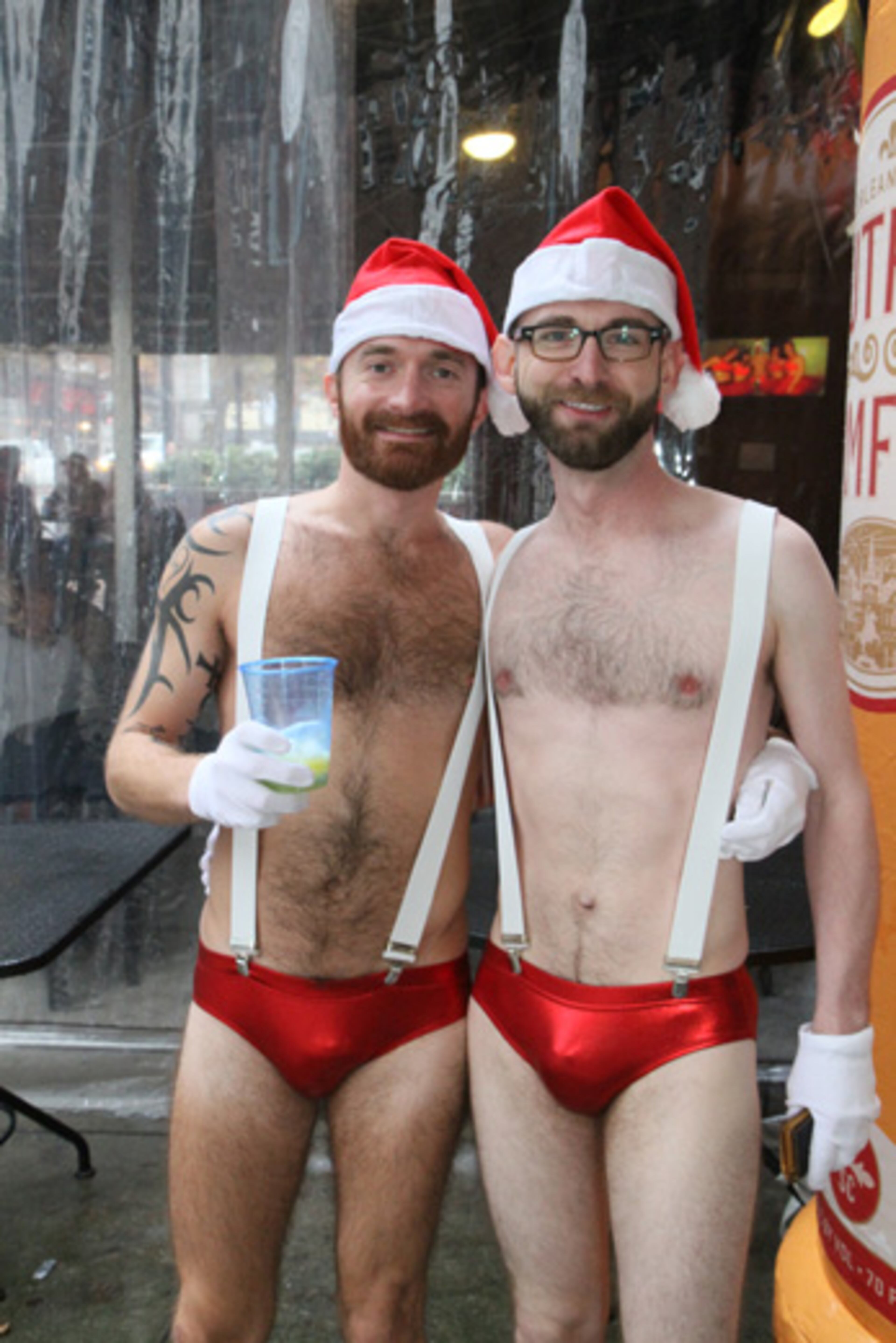Here are some more photos from the Santa Speedo Run.