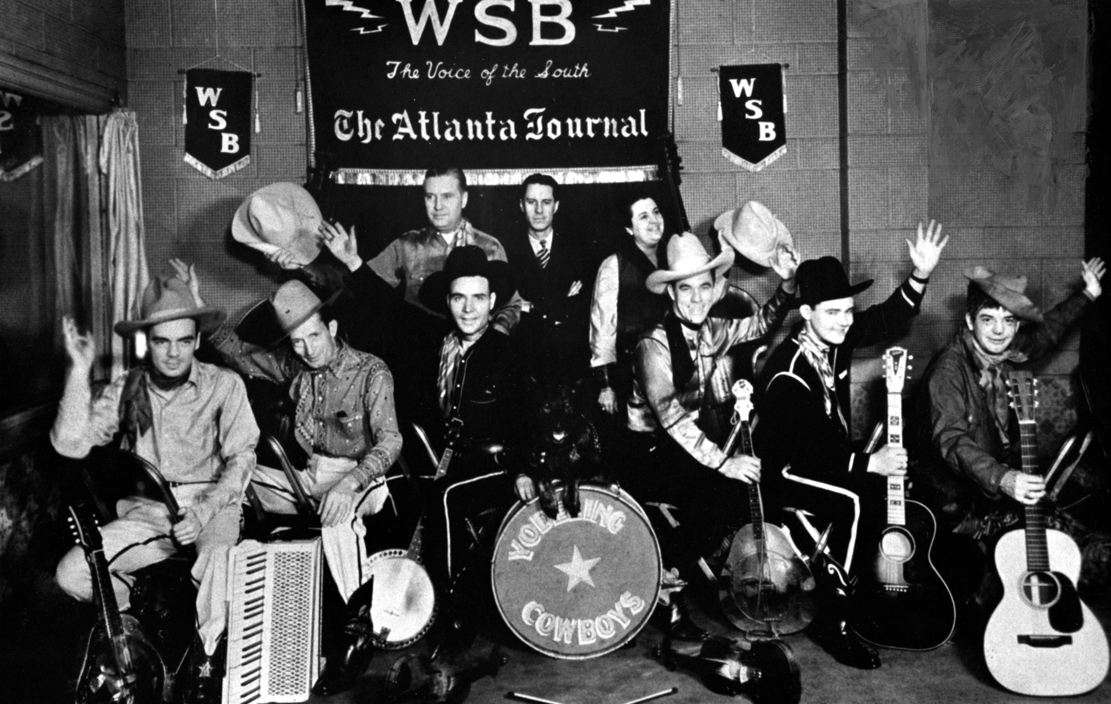 The Yodeling Cowboys played and sang on WSB Radio in the 1920s. ATLANTA HISTORICAL SOCIETY