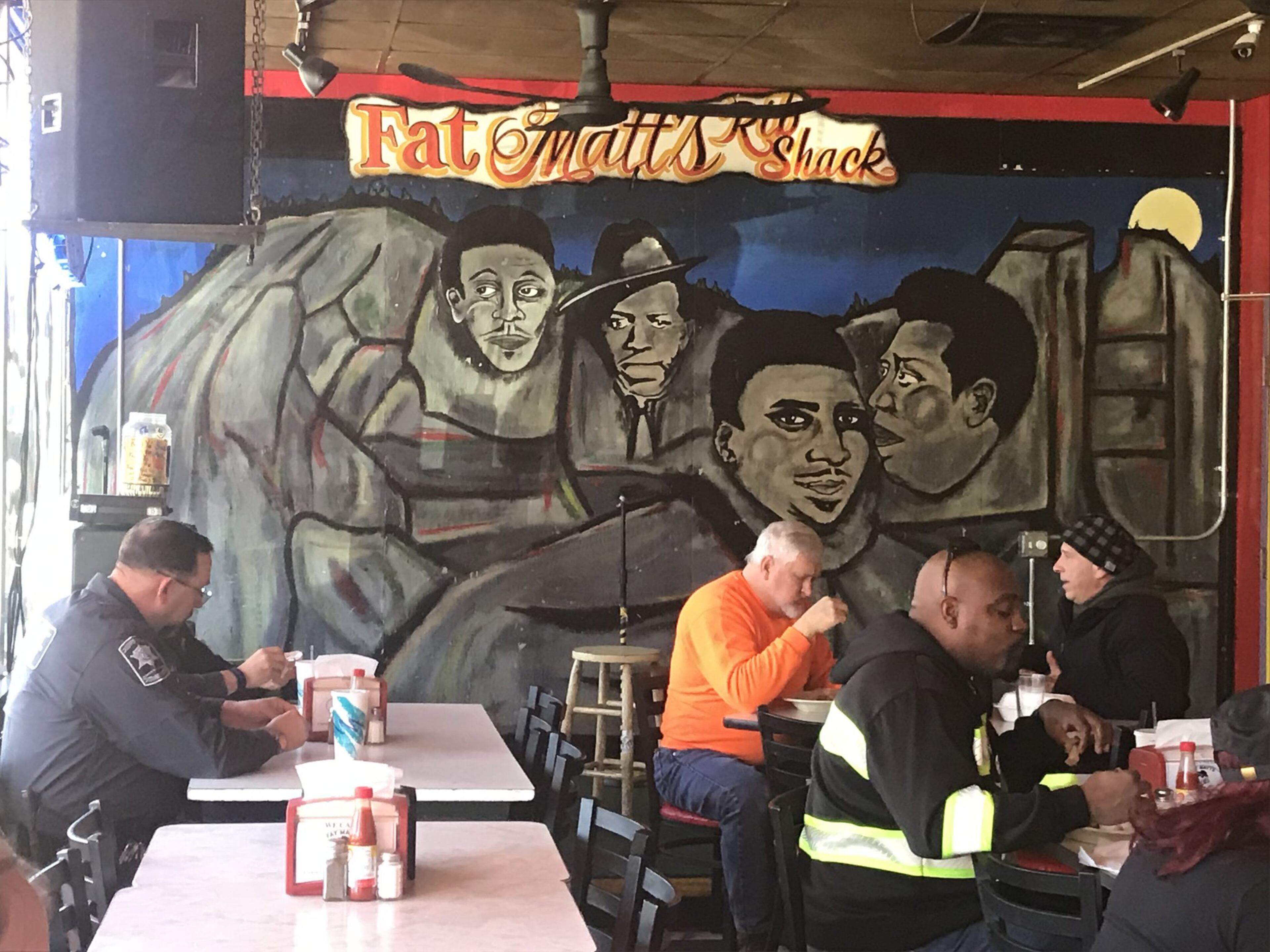 Fran’s Jam open mic night is held every Tuesday at Fat Matt’s Rib Shack on Piedmont Avenue. (Ligaya Figueras/AJC)