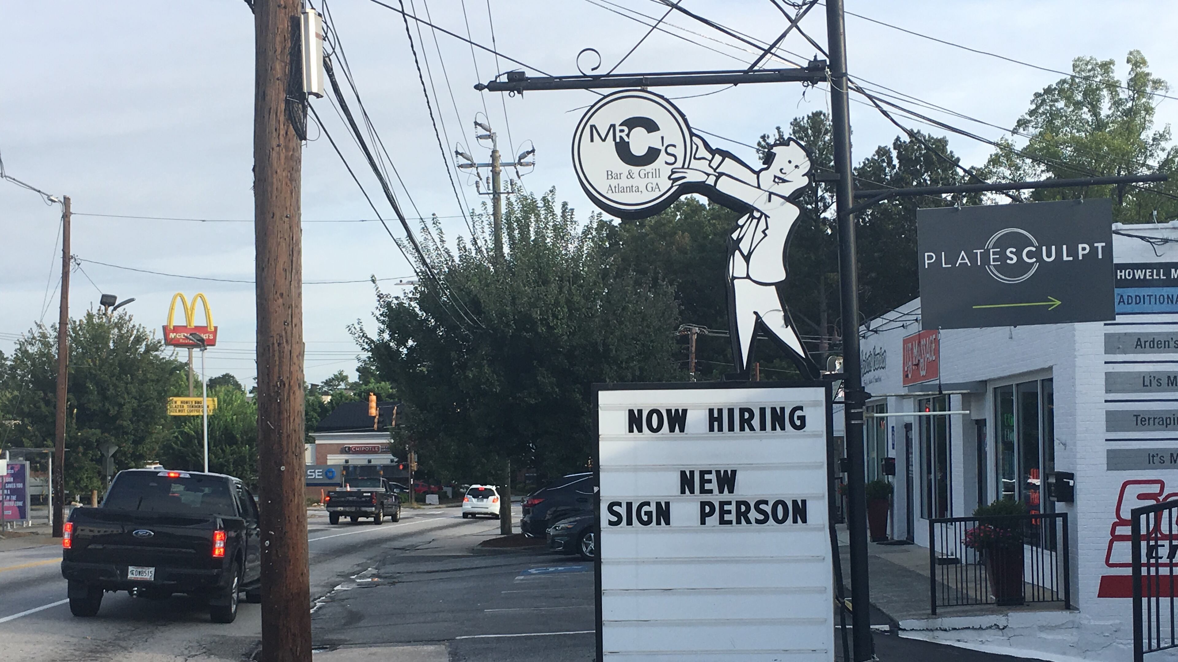The sign in front of Mr C’s Bar & Grill on Oct. 1, 2018.
