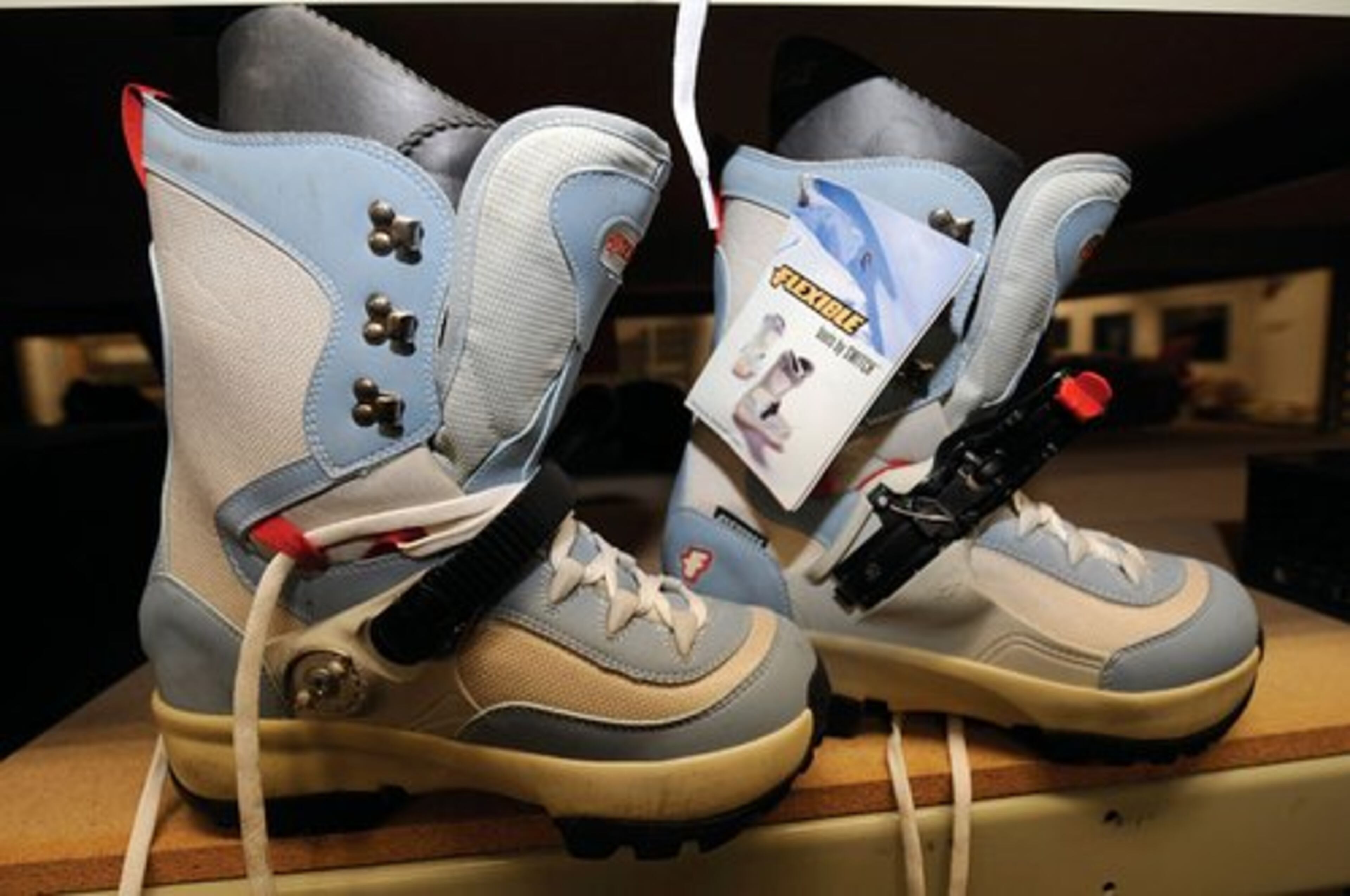 These ski boots are among the stolen property recovered at 288 Mills Street by the Atlanta Police Department on Nov. 20, 2009.
