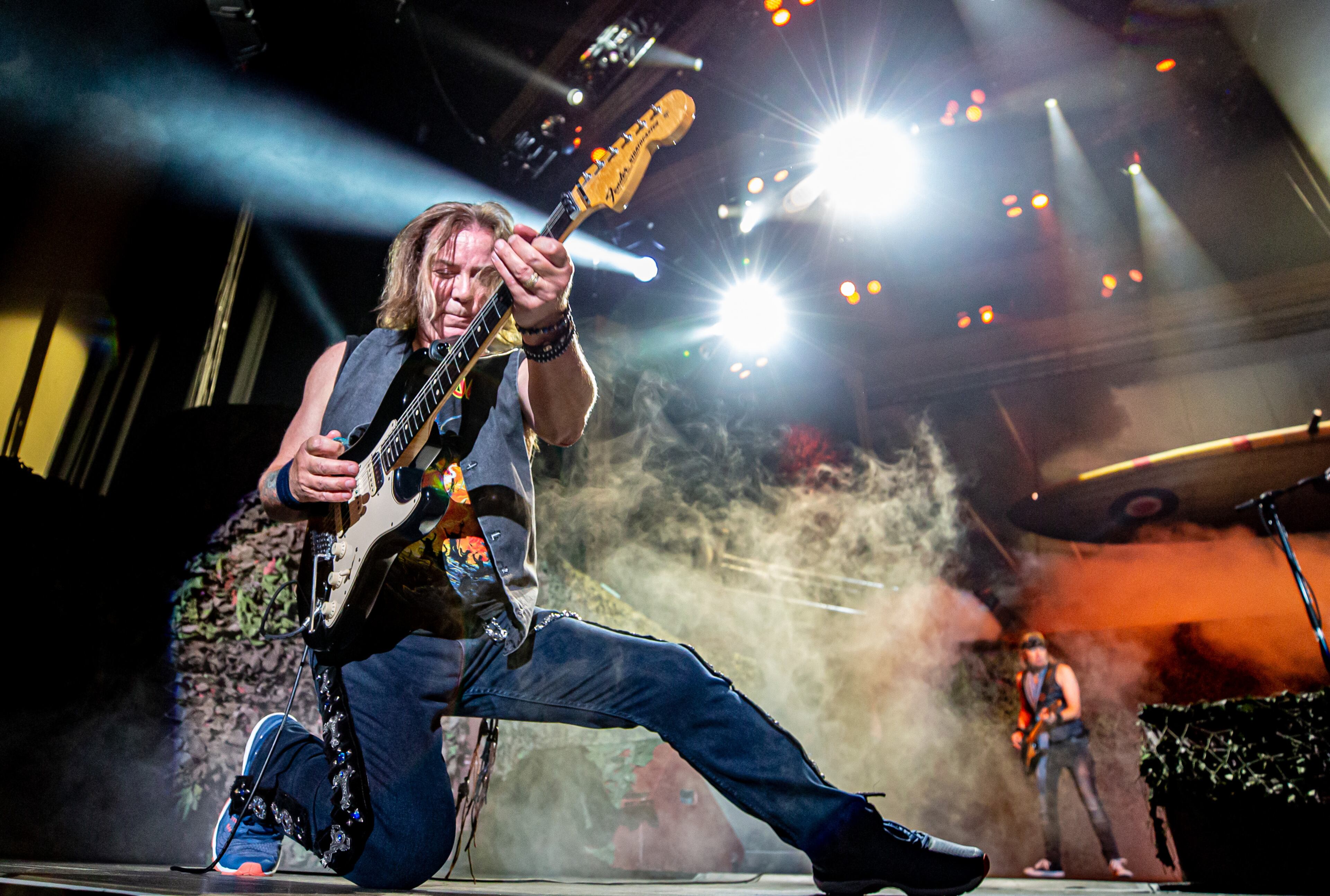 Iron Maiden packed Cellairis Amphitheatre at Lakewood on July 21, 2019, and played a 16-song, career-spanning setlist. Photo: Ryan Fleisher/Special to the AJC