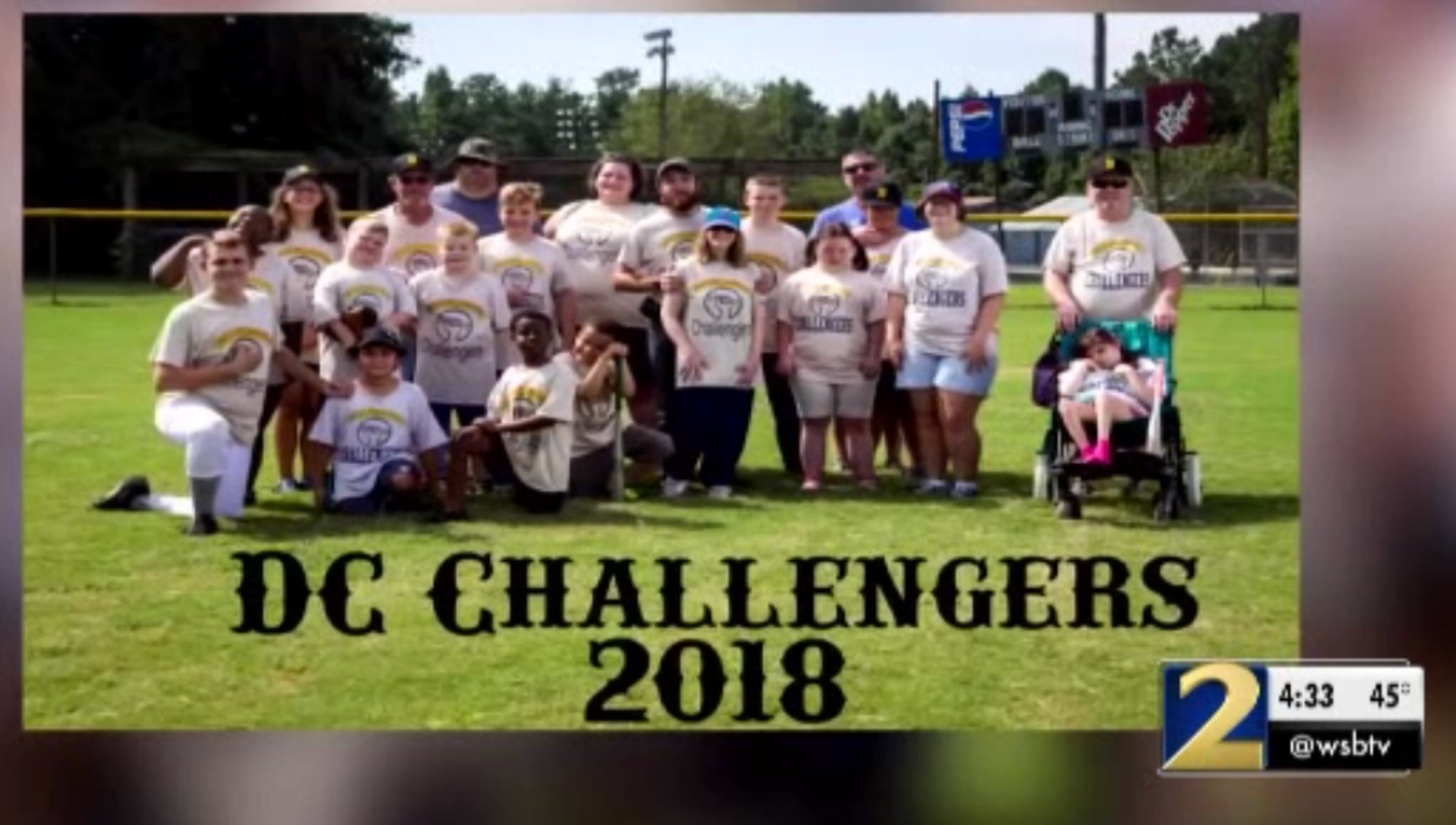 This is the Douglas County Challengers 2018 team photo.
