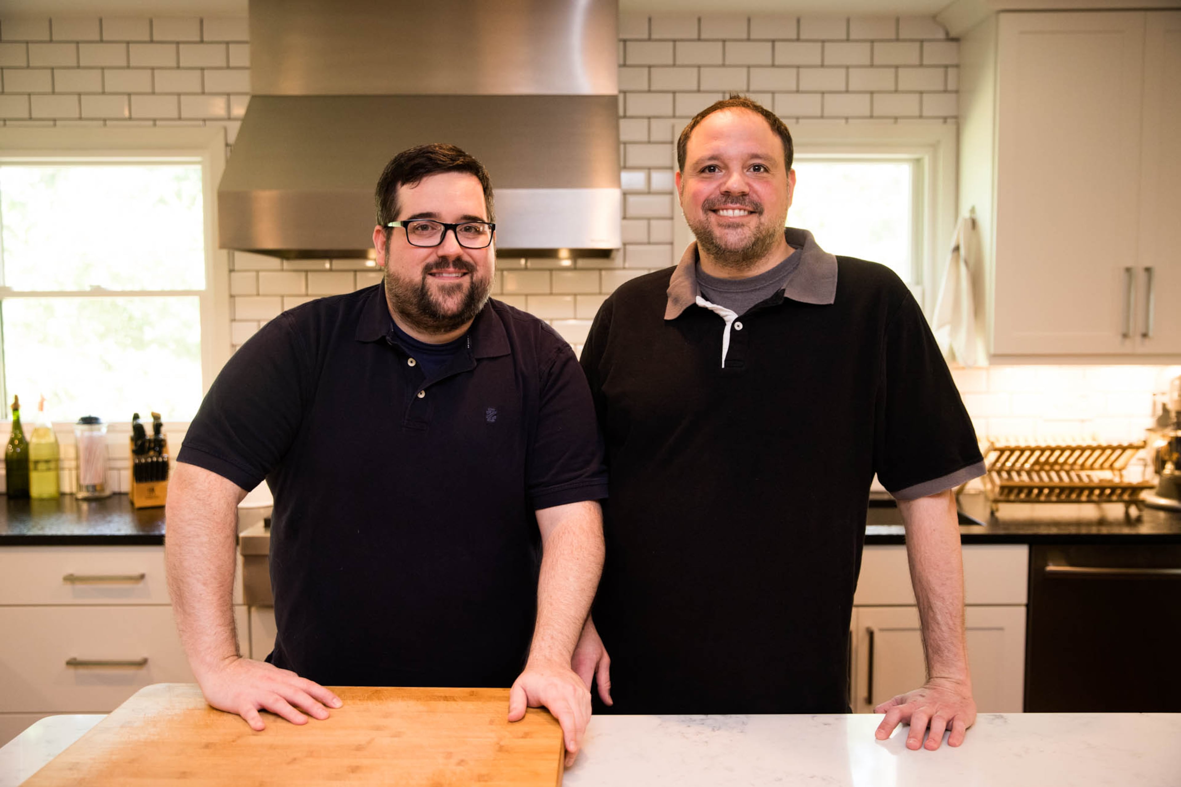 Ben Ratossa and Adam Perry bought their home in Avondale Estates in 2016. They renovated the entire bottom floor that same year, opening up the space and redoing the kitchen, and earlier this year they rebuilt the top floor, raising the ceilings and building out the space to fit their needs. Ratossa is a logistics manager for a healthcare company, and Perry is an insurance underwriter.