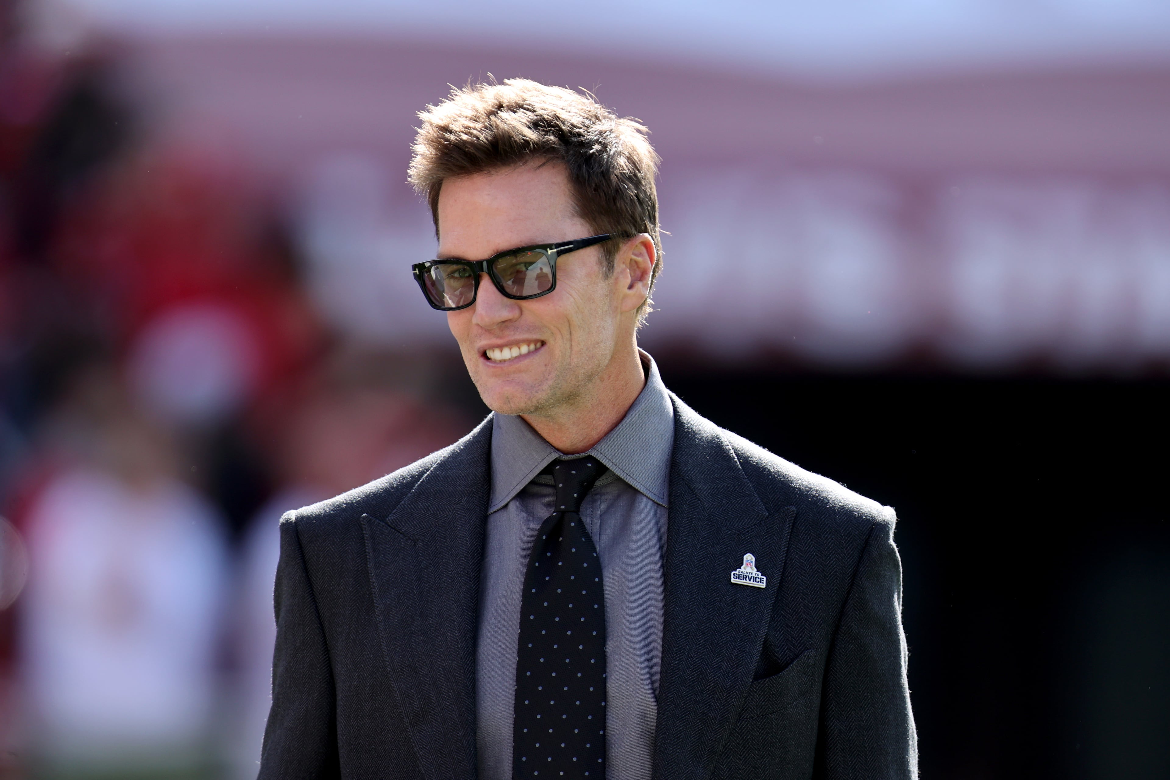 NFL legend Tom Brady is delivering the commencement address for Georgetown University. (AP file 2023)
