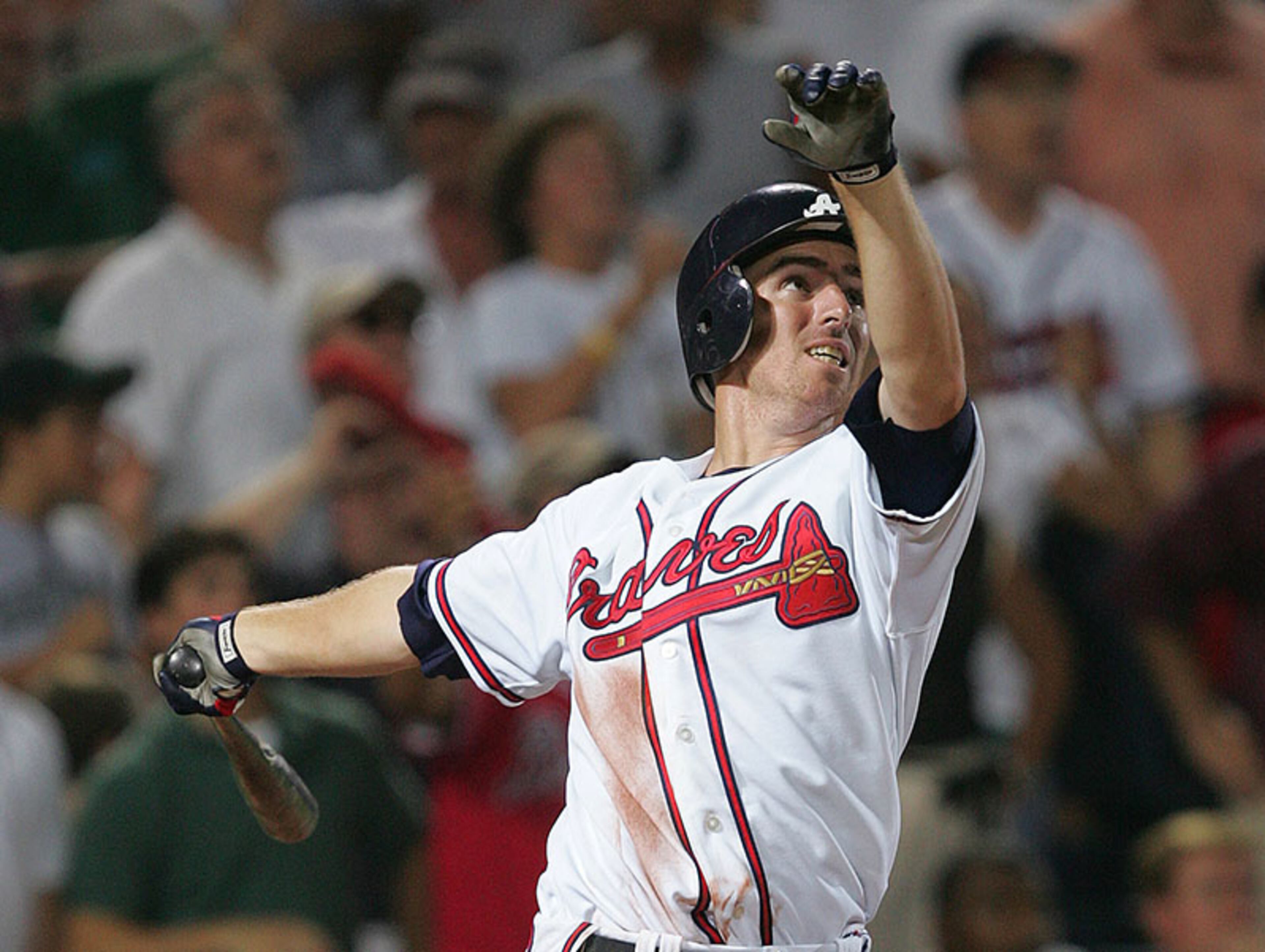 Adam LaRoche was in his second season with the Braves, playing first base. LaRoche batted .259 with 117 hits and 20 homers. LaRoche had a .994 fielding percentage at first.