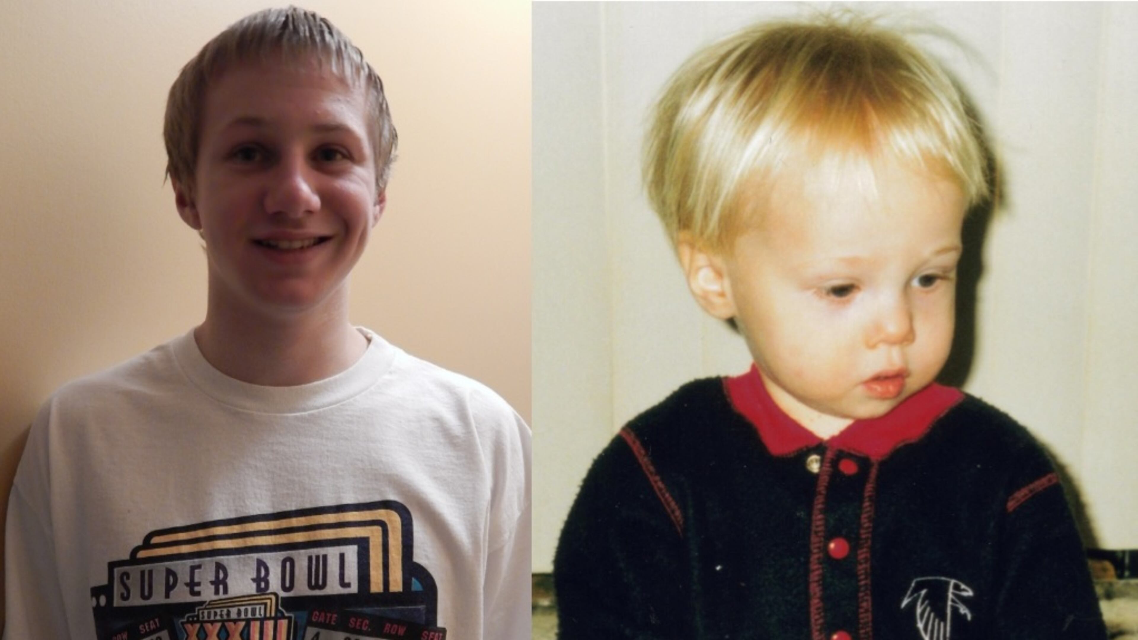 Mason Collins was born during Super Bowl XXXIII. Now 18, he hopes to see the Falcons win Super Bowl LI.