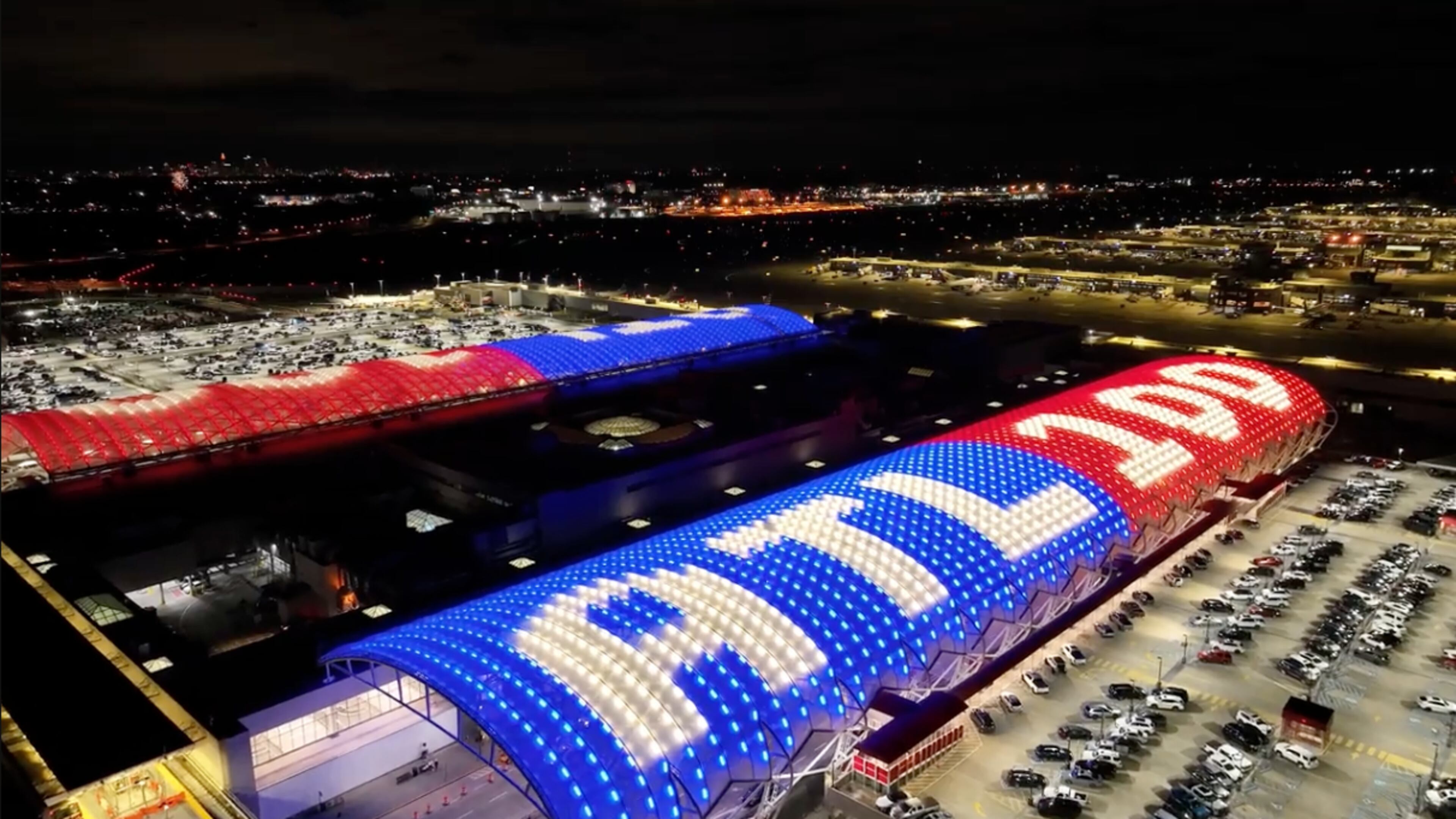 Hartsfield-Jackson Atlanta International Airport marks the beginning of its centennial celebration at midnight on New Year's Day 2025. 2025 also marked 100 years of operation for Delta Air Lines. (Screenshot courtesy of Hartsfield-Jackson)