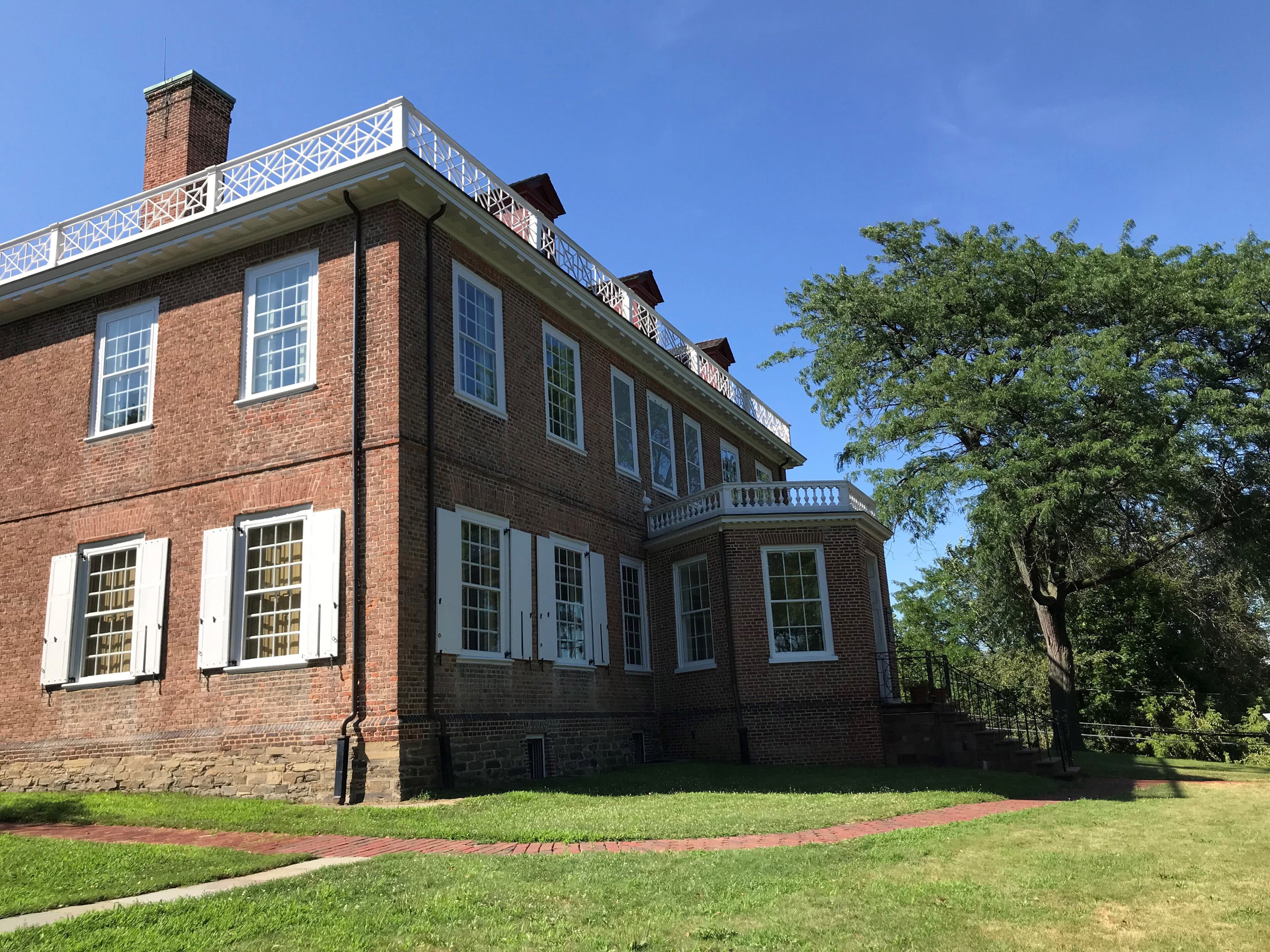 In an undated image provided by New York State Office of Parks, Recreation and Historic Preservation, the Schuyler Mansion Historical Site in Albany, N.Y., former home of the powerful family Alexander Hamilton married into.