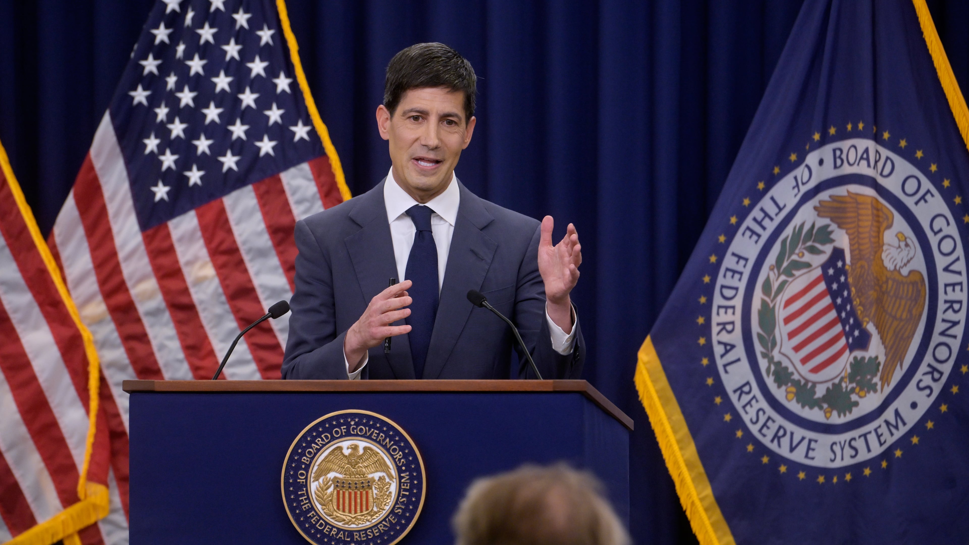 Federal Reserve Chairman Kevin Warsh speaks during a news conference following the Federal Open Market Committee meeting, Wednesday, June 17, 2025, in Washington. (AP Photo/Rod Lamkey, Jr.)