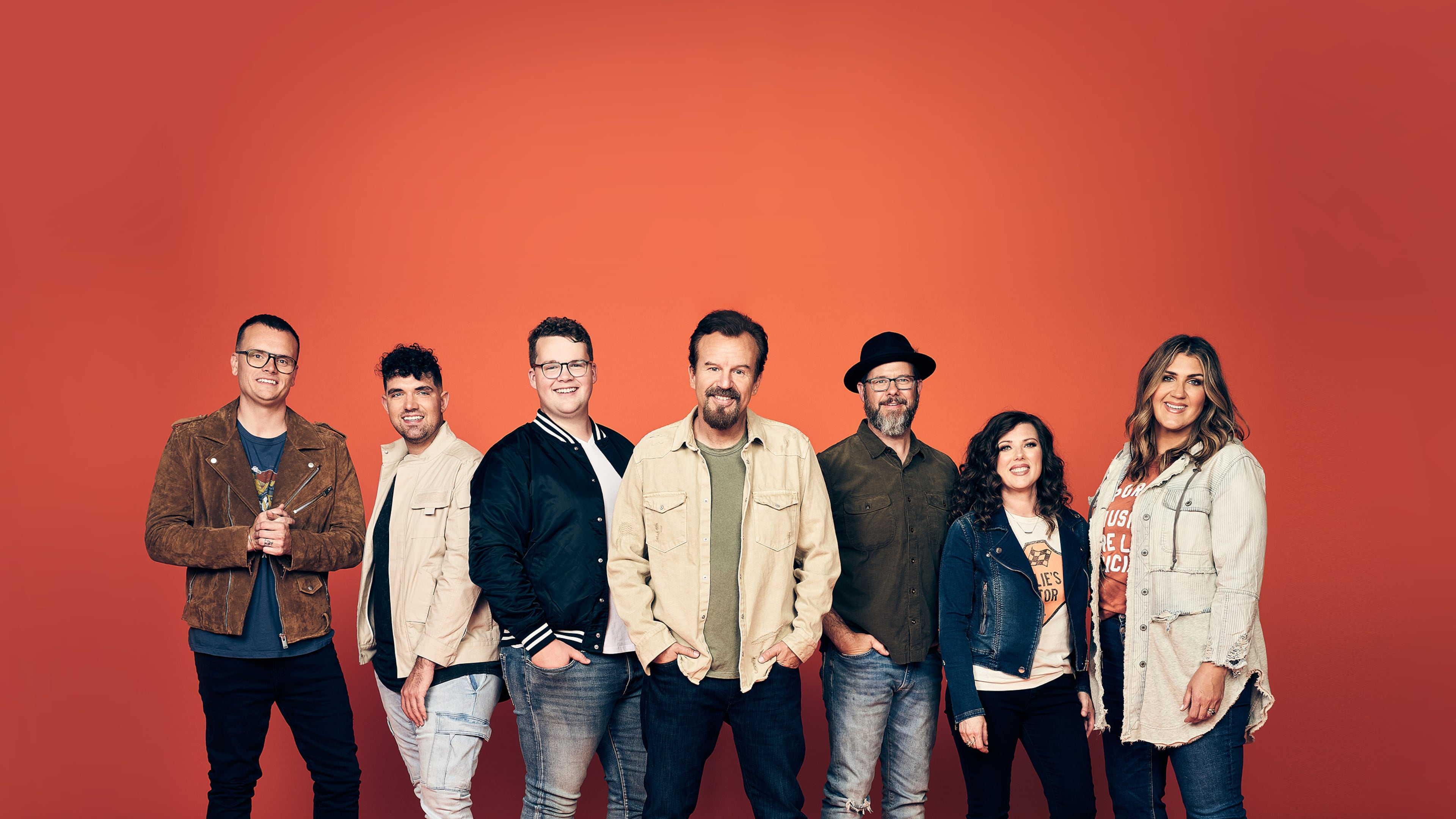 Casting Crowns, led by Mark Hall (center), will play First Baptist Church of Woodstock on Oct. 28.