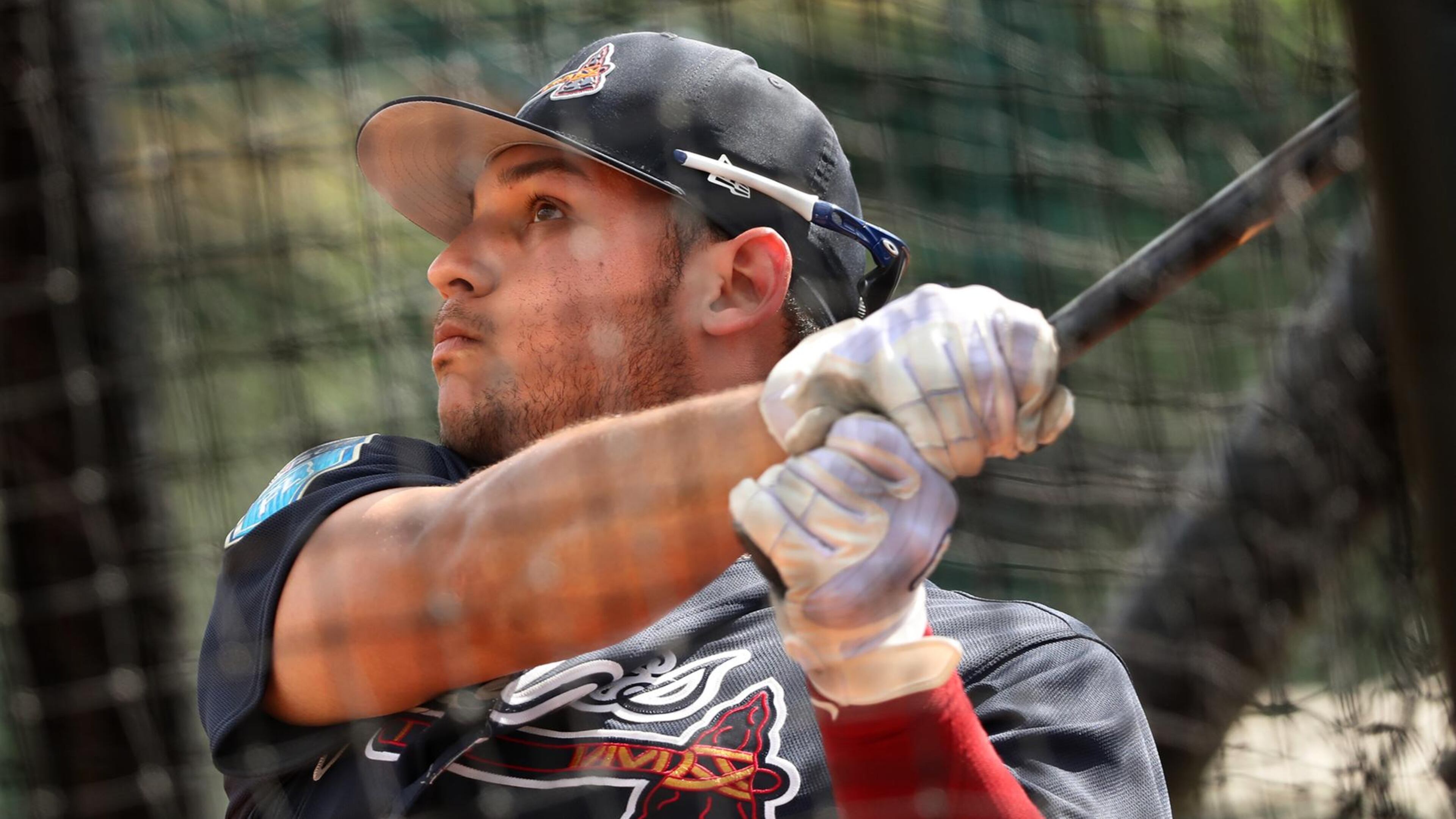 Braves prospect Alex Jackson will be the designated hitter Friday. Curtis Compton/ccompton@ajc.com