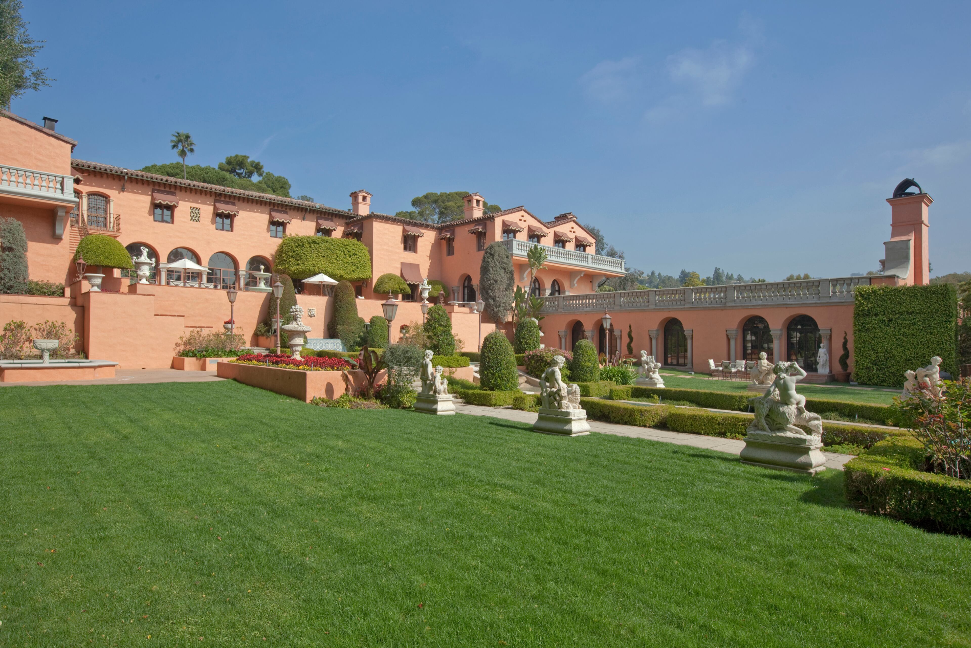 The home where John and Jacqueline Kennedy spent part of their honeymoon is now for lease at $600,000 per month – or, for the big spenders, for sale at $115 million. The 50,000-square-foot Beverly Hills mansion includes 29 bedrooms, 40 bathrooms, two guest houses and a separate apartment. The estate, built in the 1920s, also was featured in "The Godfather," "The Bodyguard," "Topaz," "Into the Night" and "Fletch." For more information, visit http://www.toptenrealestatedeals.com/homes/weekly-ten-best-home-deals/2013/03-05-2013/.