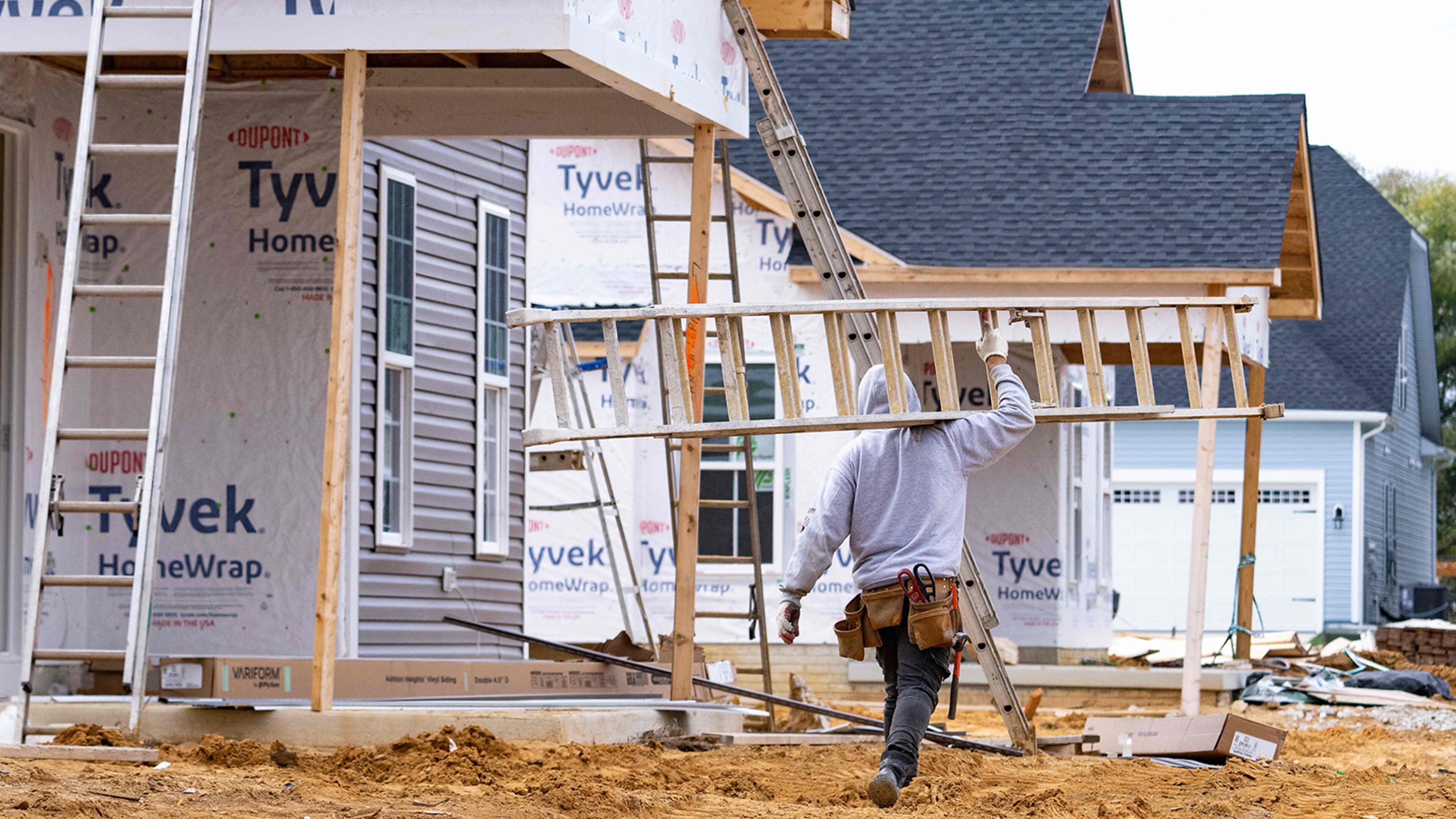Overall sales of homes are down, but demand is still strong so the problem is largely because of a shortage in home resales. That has made new construction a bigger part of the metro Atlanta housing market. (Jim Watson/AFP via Getty Images/TNS)