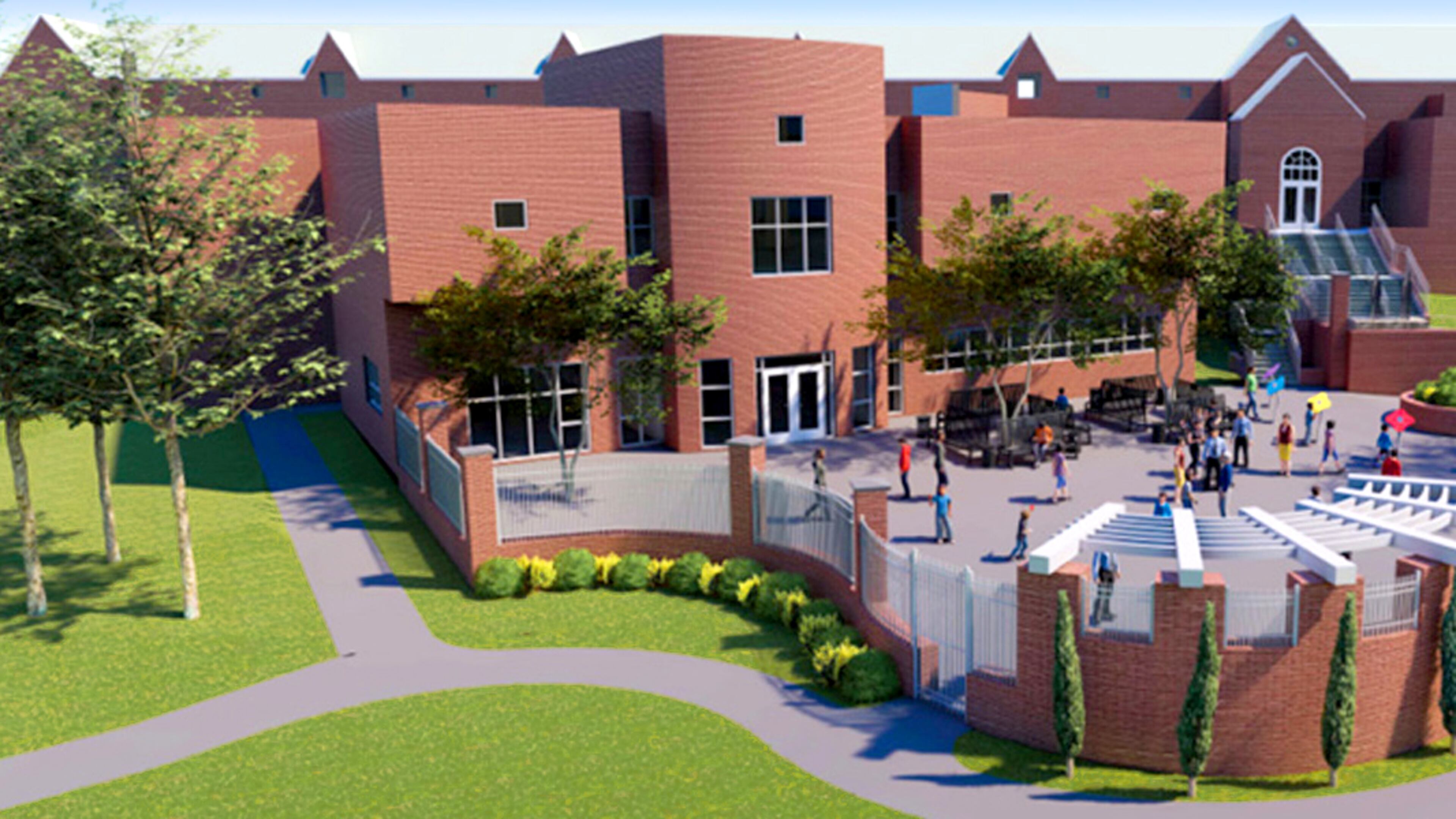 Following renovations totaling $9.6 million, the Charles D. Switzer Library near downtown Marietta will reopen on June 1. (Rendering courtesy of Cobb County)