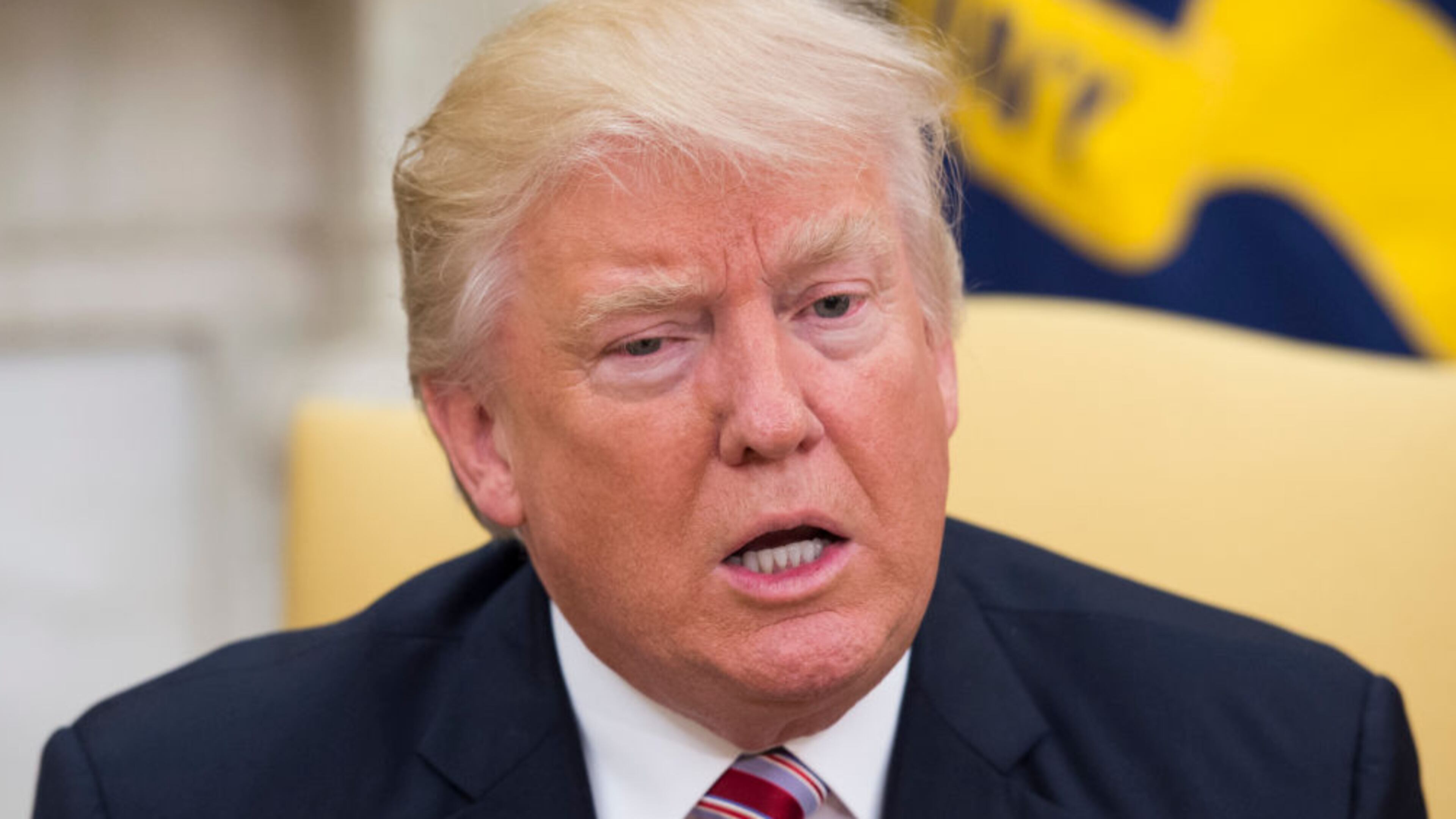 WASHINGTON, DC - MAY 10: (AFP-OUT) President Donald Trump meets with former Secretary of State Henry Kissinger in the Oval Office at the White House on May 10, 2017 in Washington, DC. (Photo by Molly Riley-Pool/Getty Images)