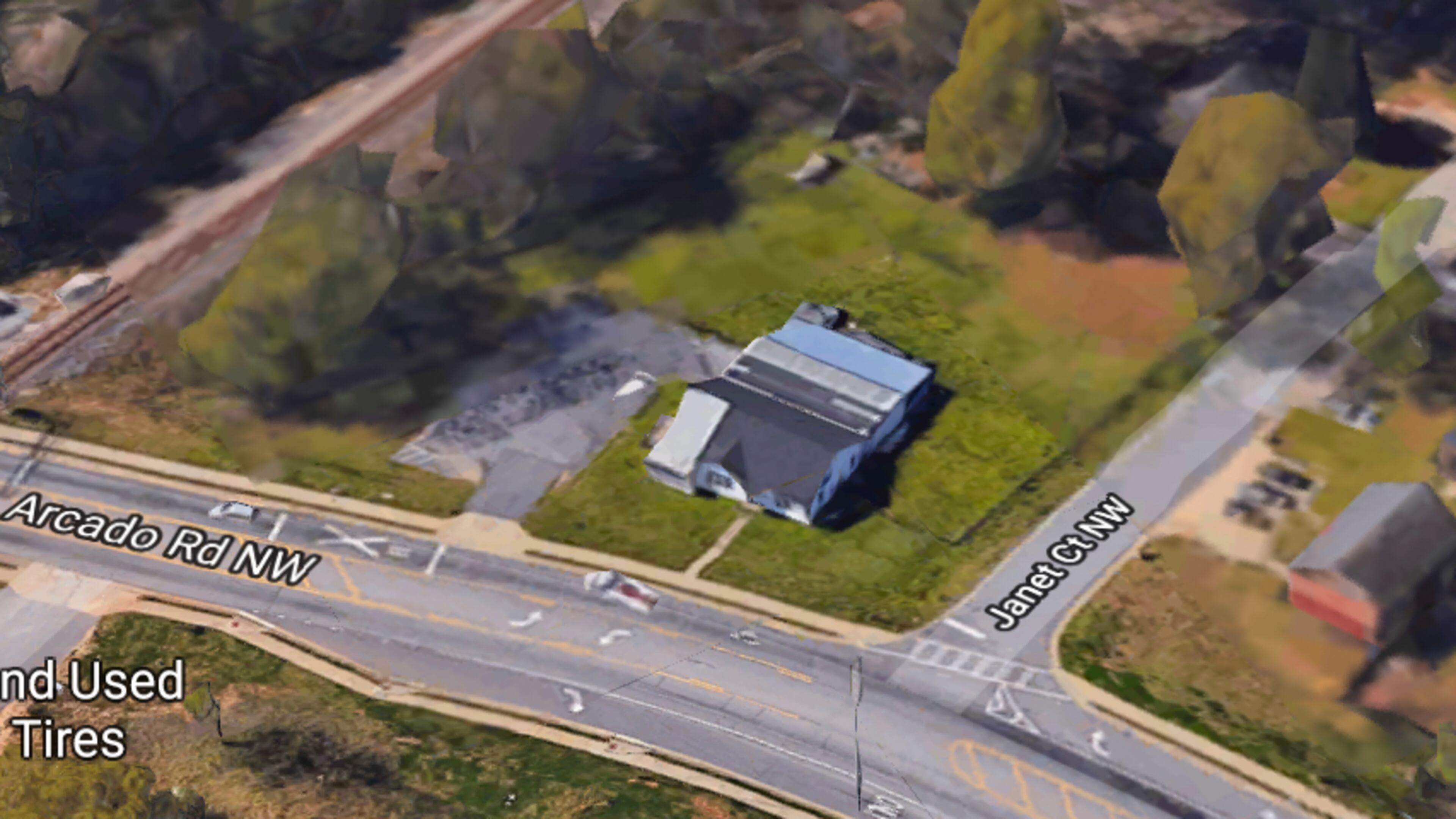 The Lilburn City Council voted recently to approve a change in zoning conditions to property at 145 Arcado Road to allow outside storage behind an existing commercial building. Google Maps