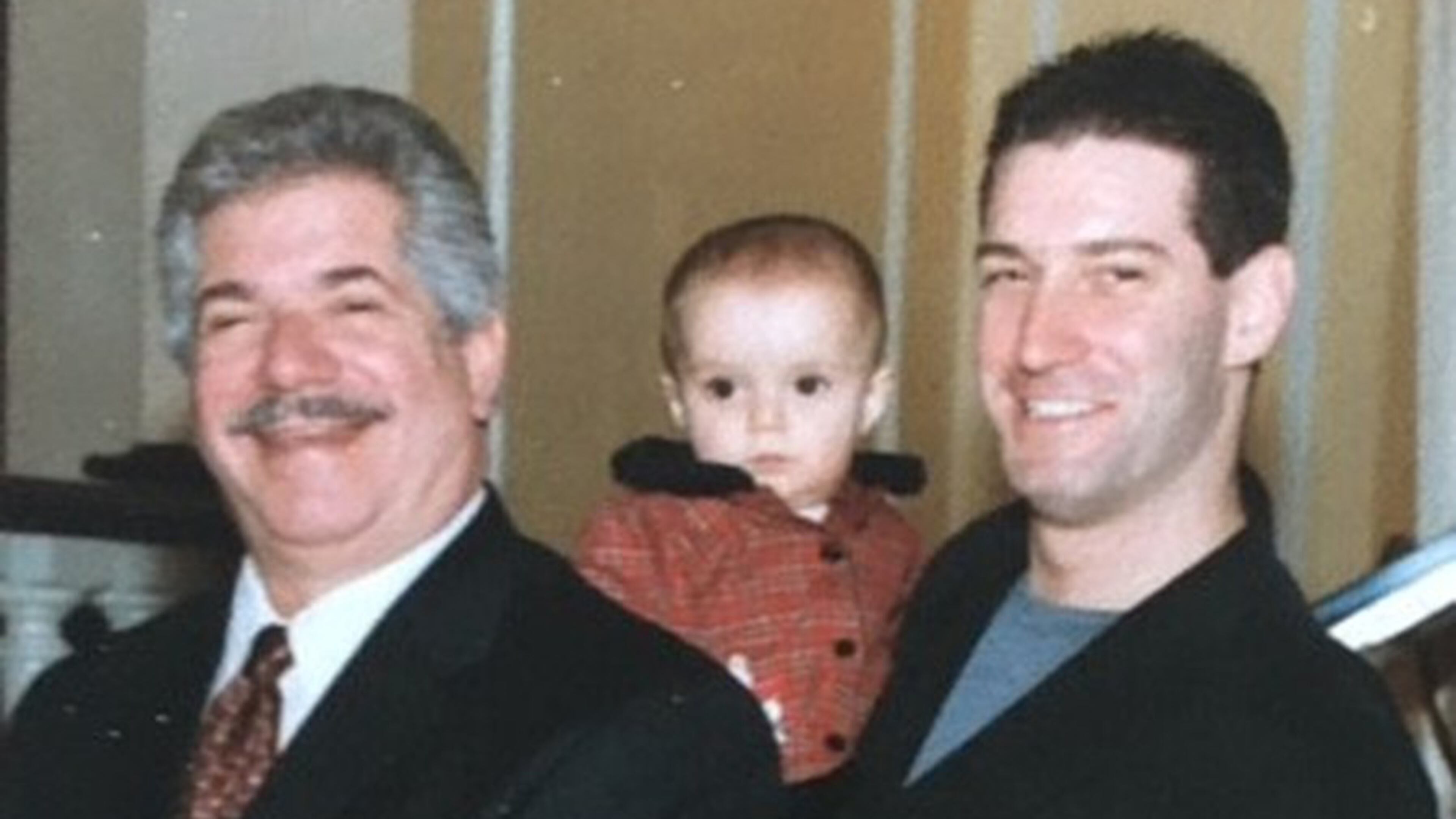 Jason Harris, right, in an undated photo with his daughter, Alyssa, and his father, Paul.