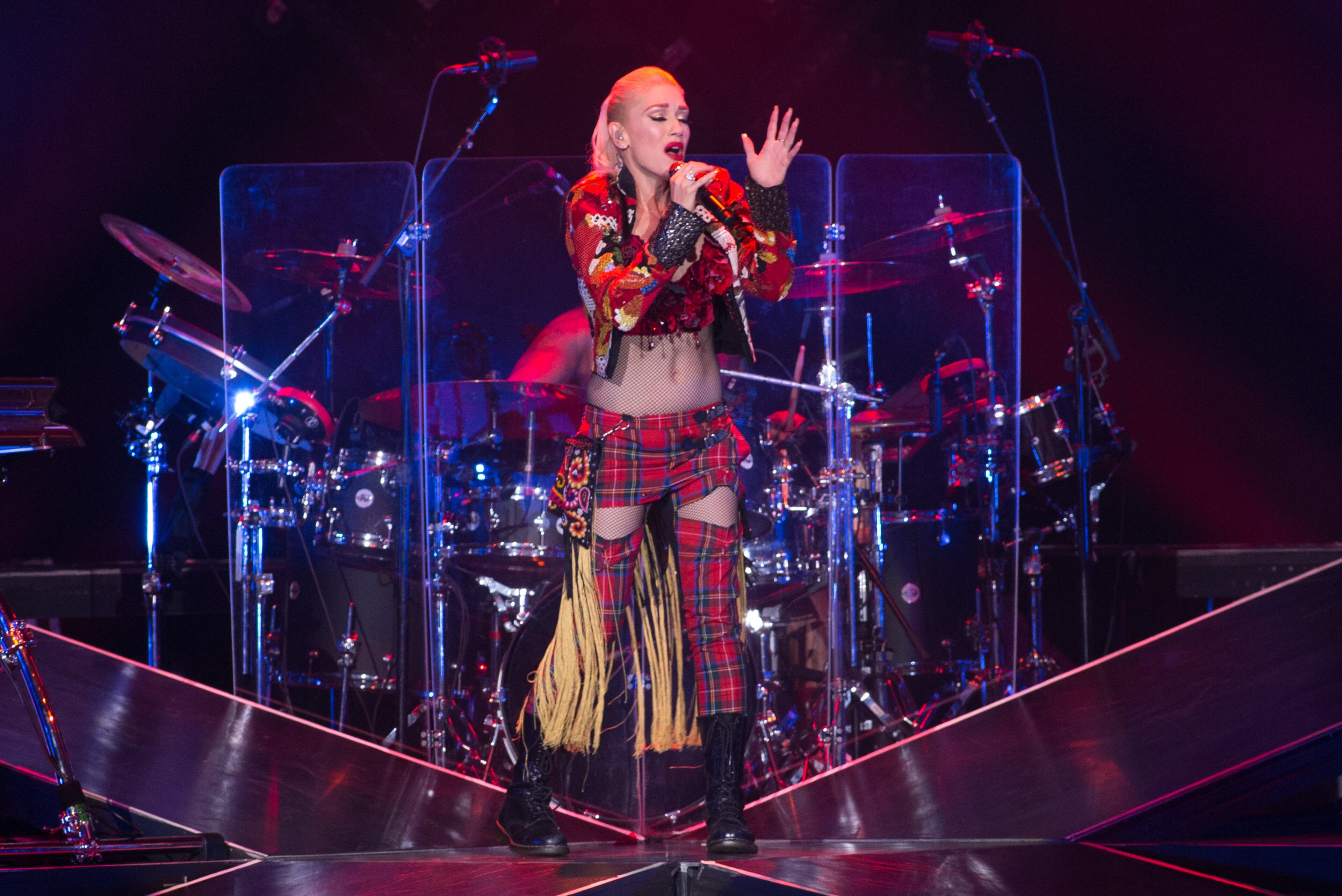 Gwen Stefani performs at Verizon Wireless Amphitheatre at Encore Park, Friday, July 29, Alpharetta, Ga. BRANDEN CAMP/SPECIAL