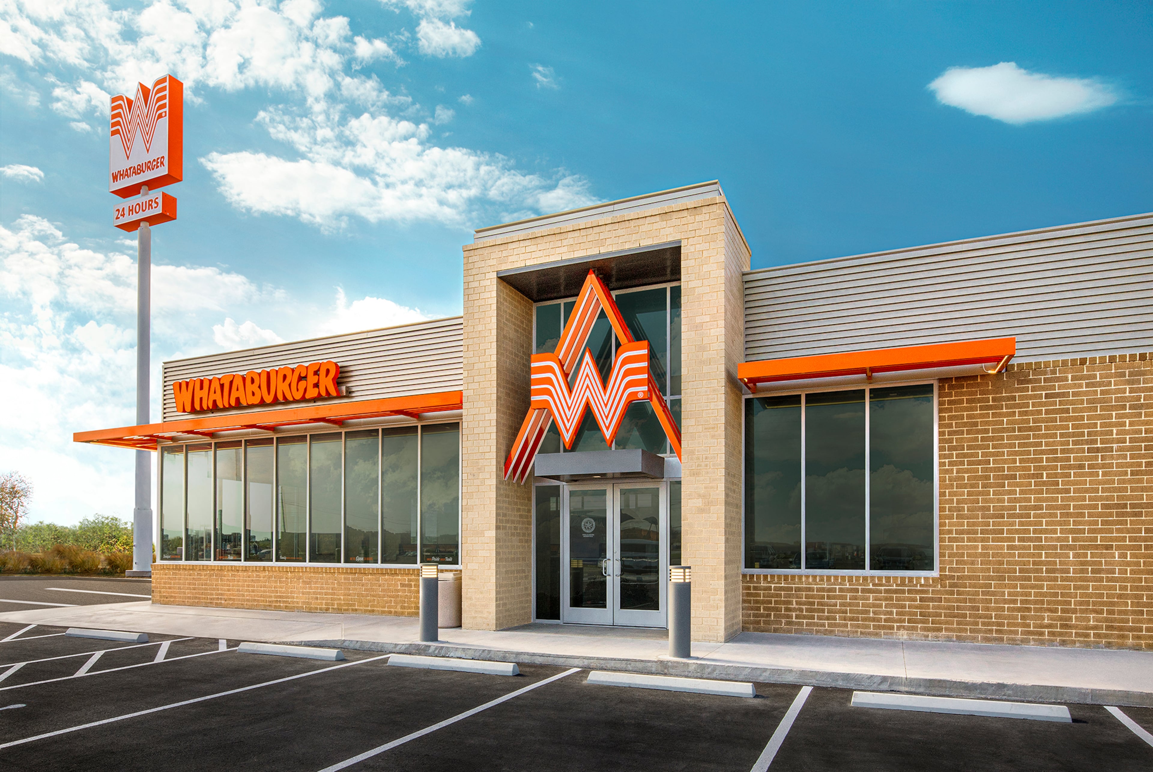 The Kennesaw location features Whataburger's new building prototype. Courtesy of Whataburger