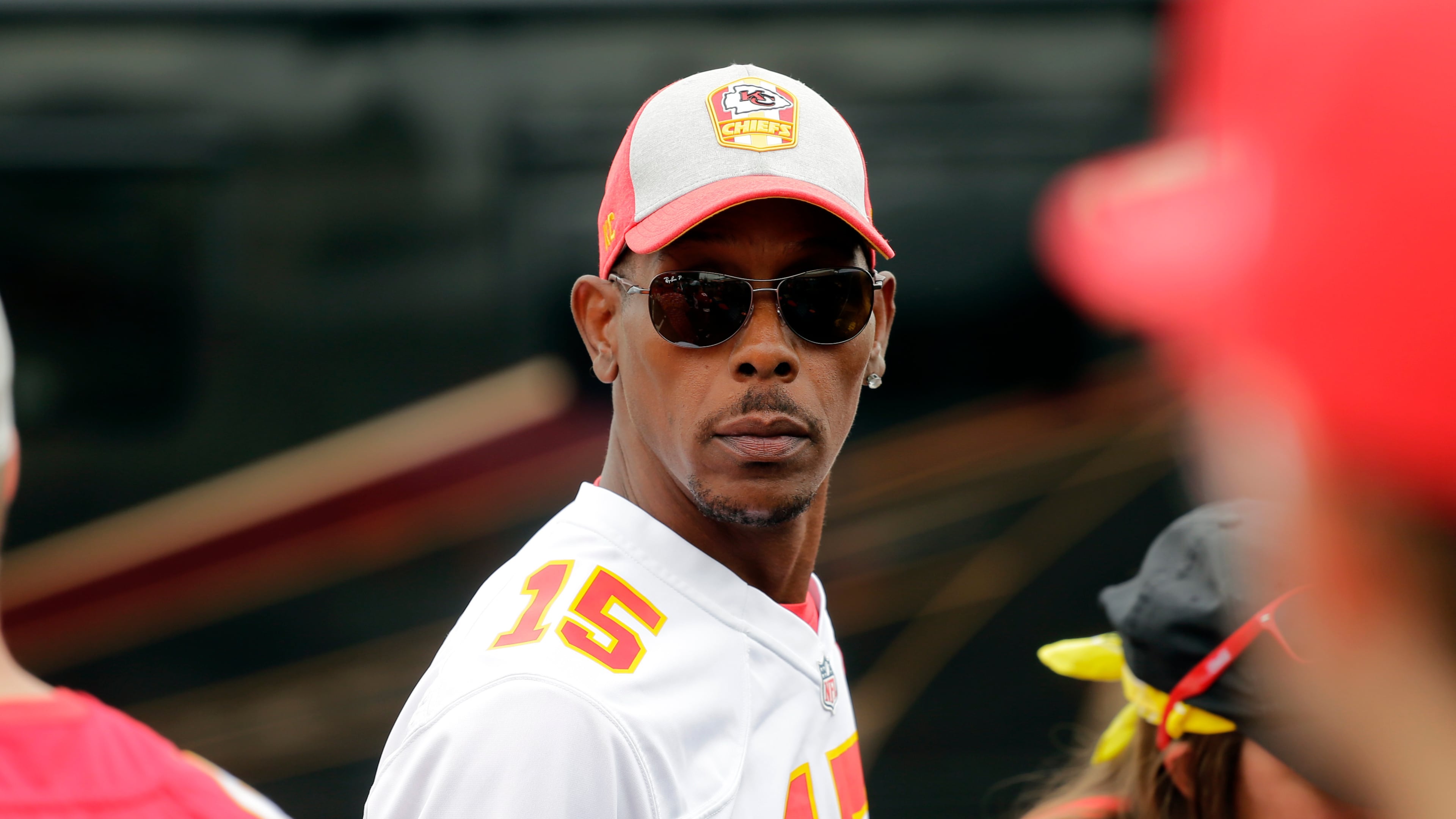 FILE - Pat Mahomes, father of Kansas City Chiefs quarterback Patrick Mahomes, arrives to Mile High Stadium prior to an NFL football game against the Denver Broncos, Oct. 1, 2018, in Denver. (AP Photo/Jack Dempsey, File)