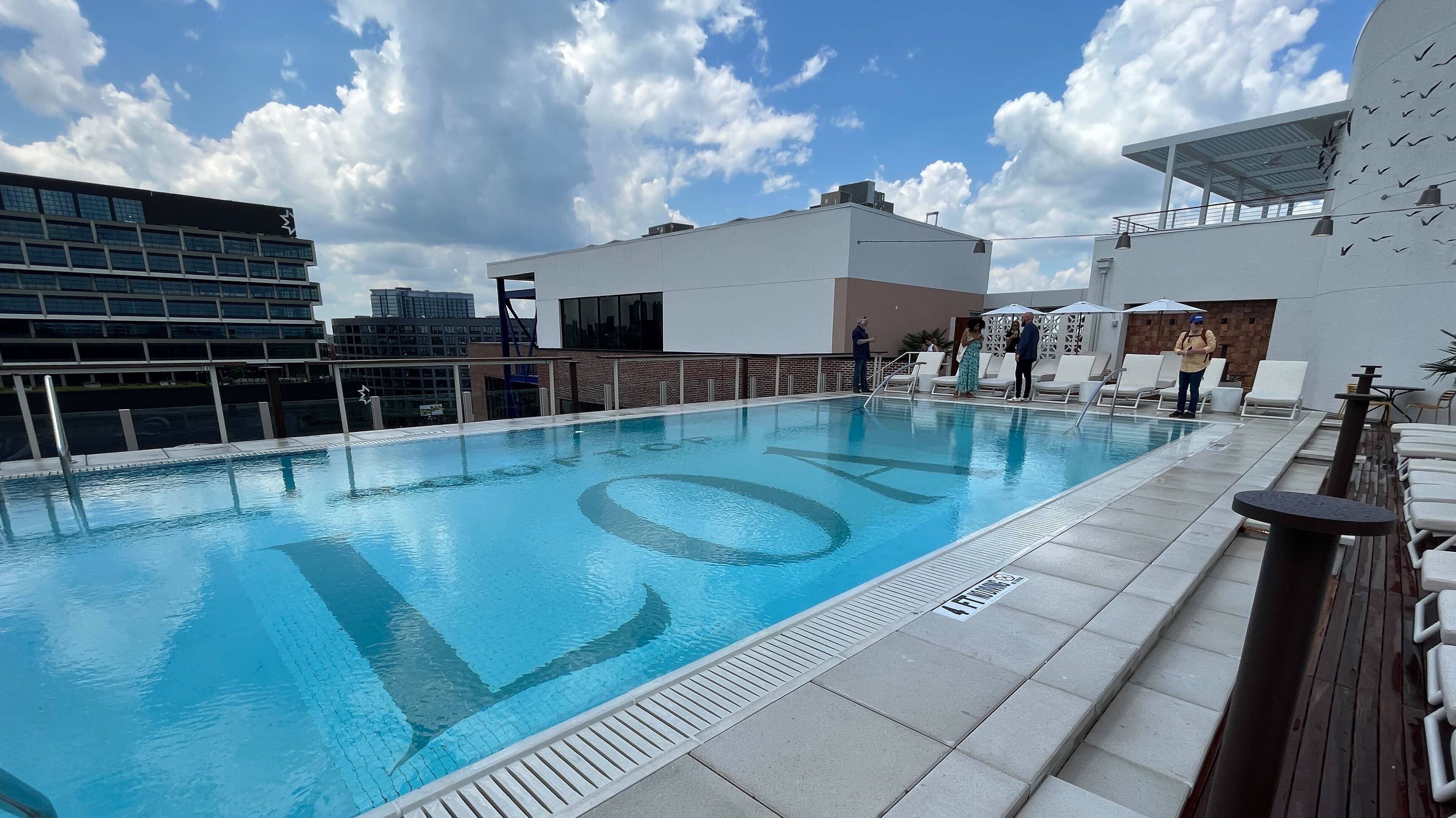 Rooftop L.O.A. pool (Credit: Vicky Ro)
