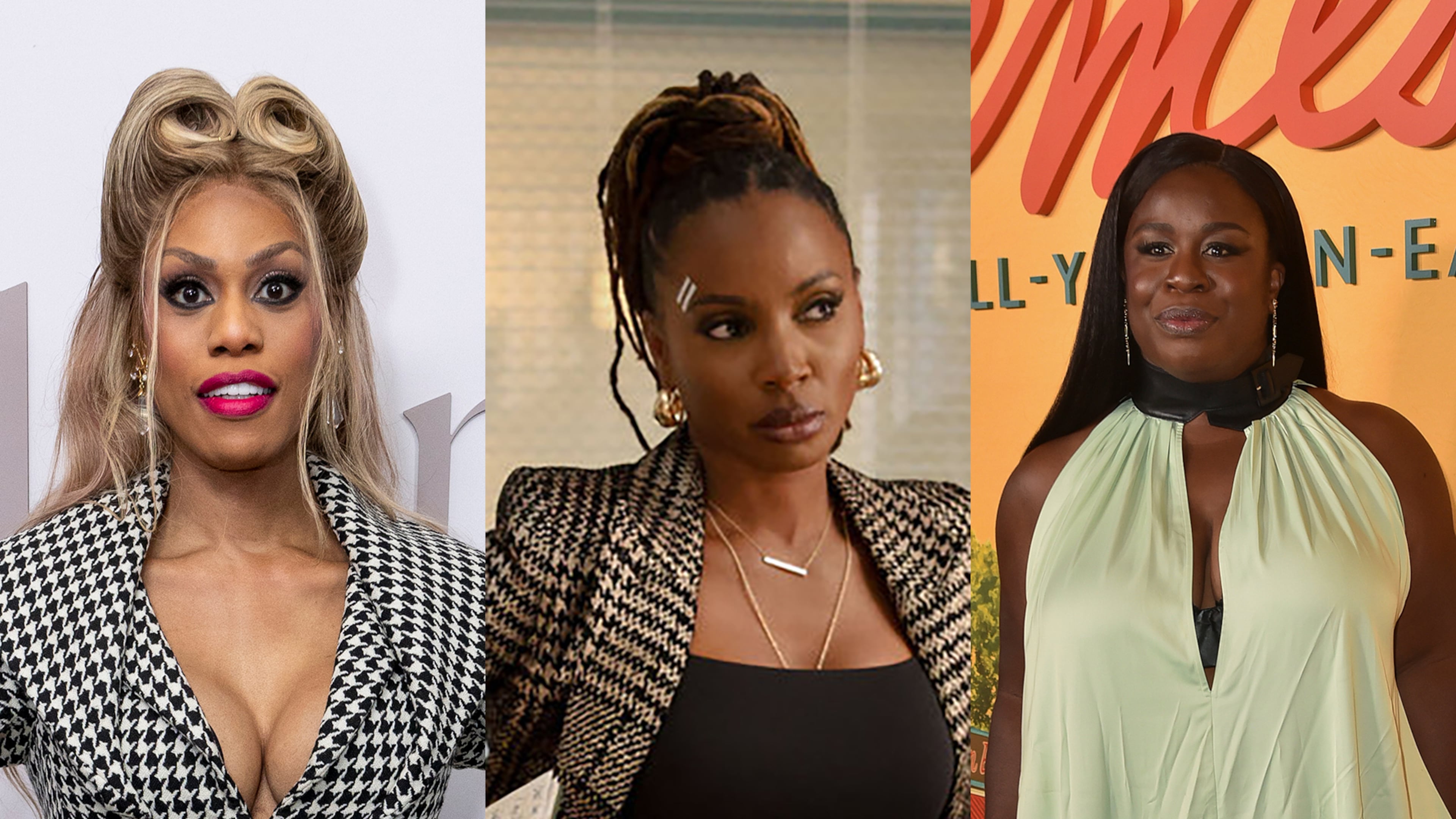 SCAD TVFest 2025, which will run Feb. 5-7 at various SCAD locations, will feature actors including (from left) Laverne Cox, Shanola Hampton and Uzo Aduba. AP/NBC