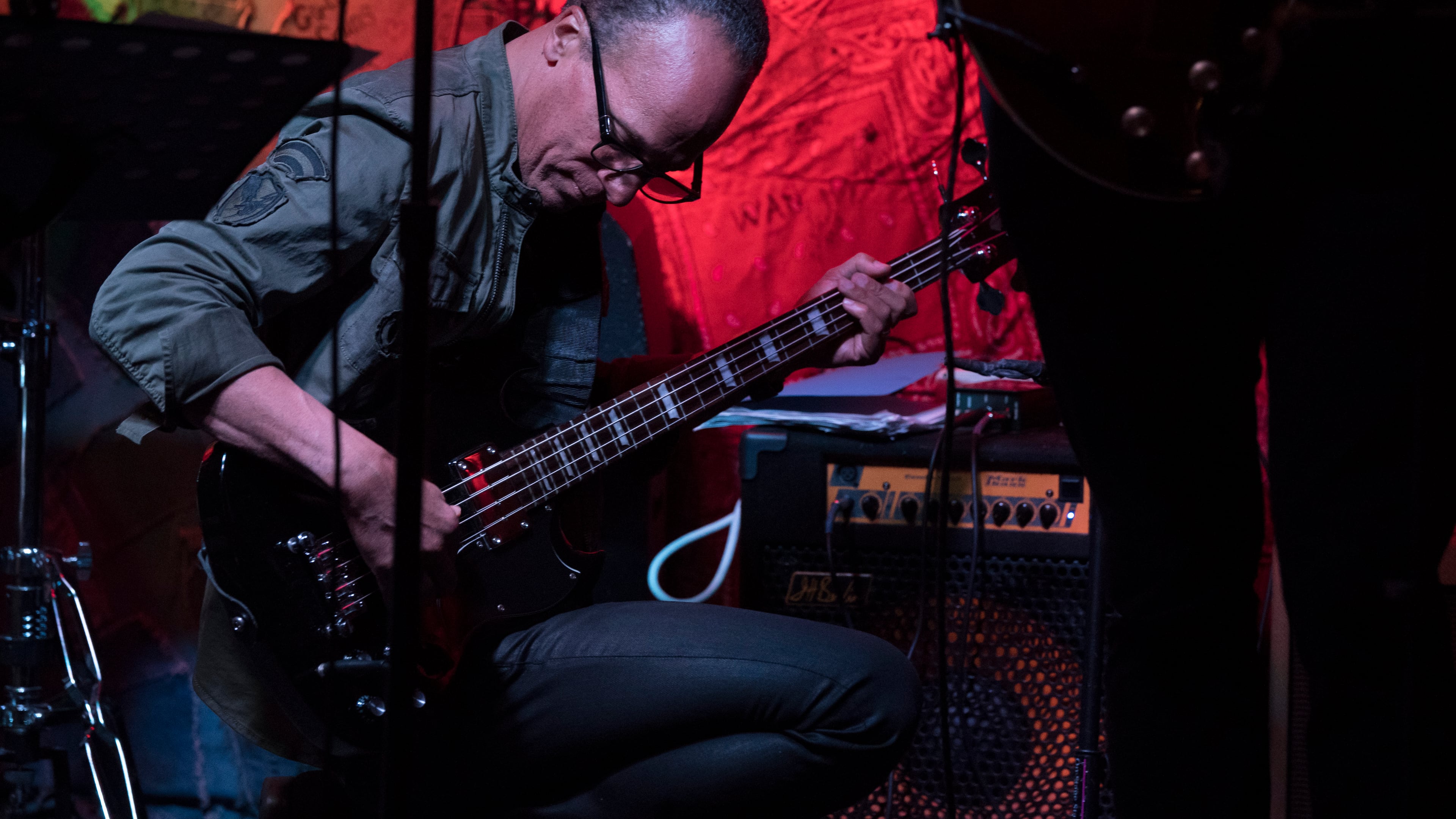 Lester Holt plays a gig with his band in New York earlier this monthPhoto by: Virginia Sherwood/NBC News)