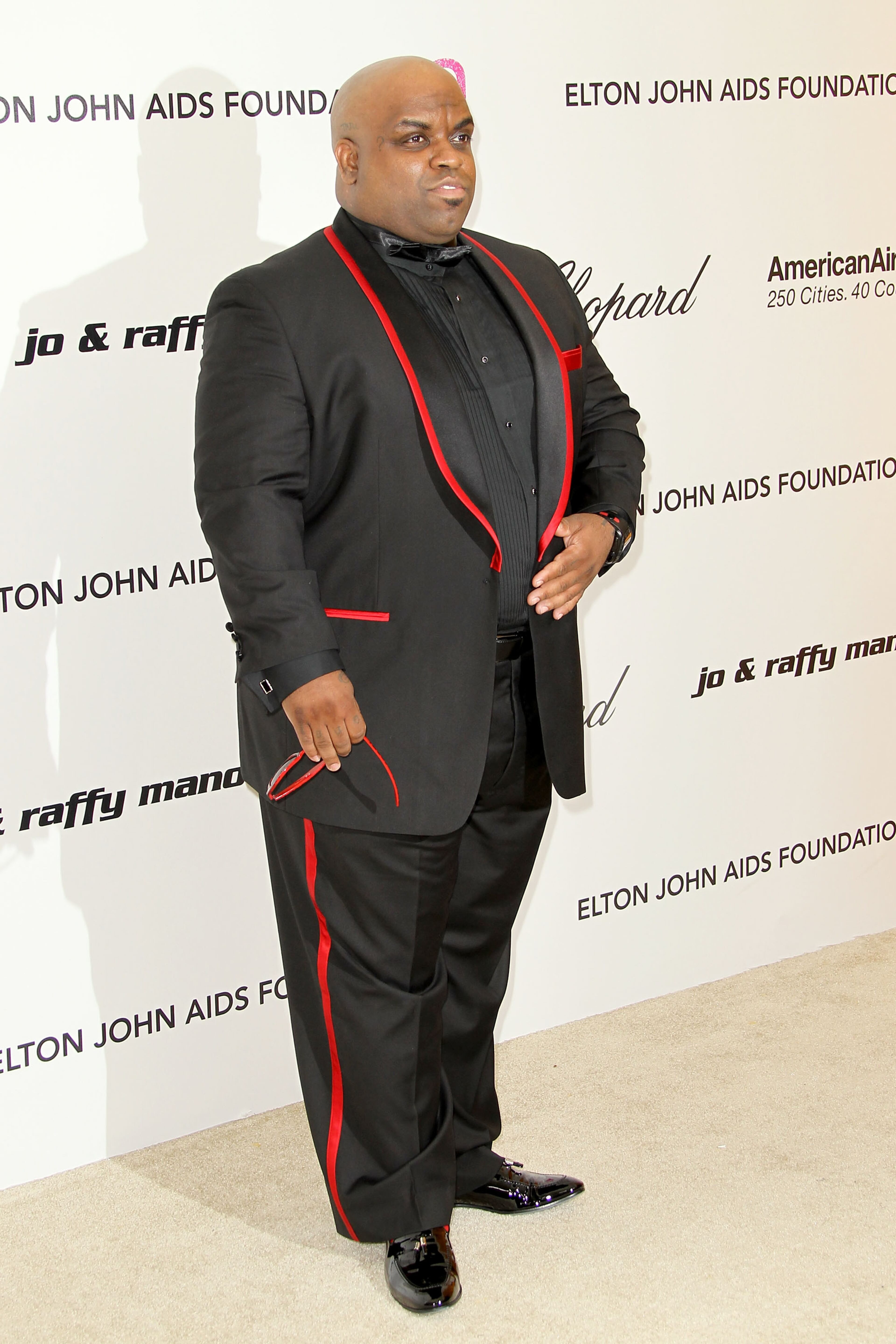 Singer Cee Lo arrives at the 19th Annual Elton John AIDS Foundation's Oscar viewing party held at the Pacific Design Center on February 27, 2011 in West Hollywood, California.