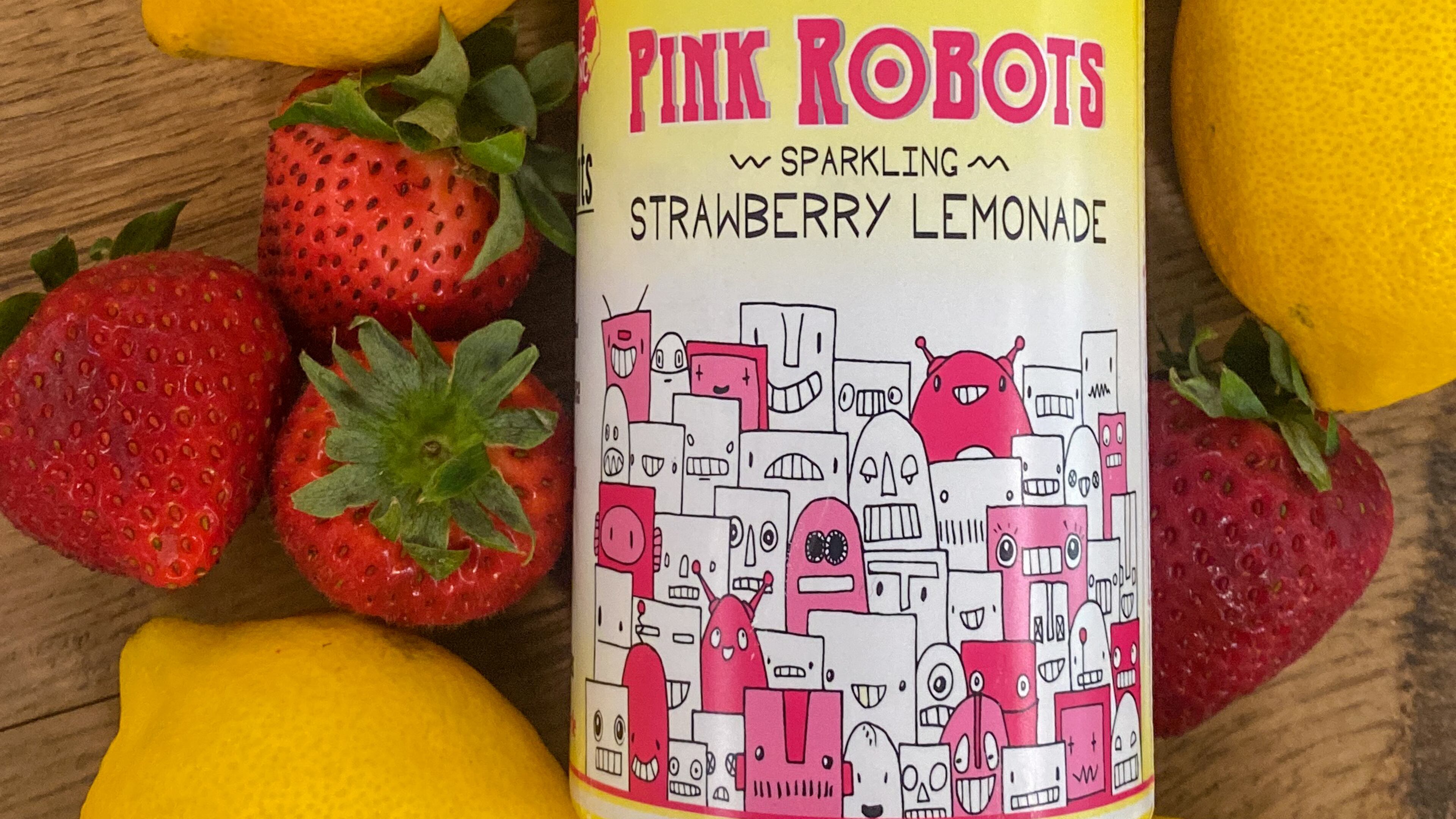 Sparkling strawberry lemonade from Devil’s Foot Beverage Co. Courtesy of Jacob Baumann