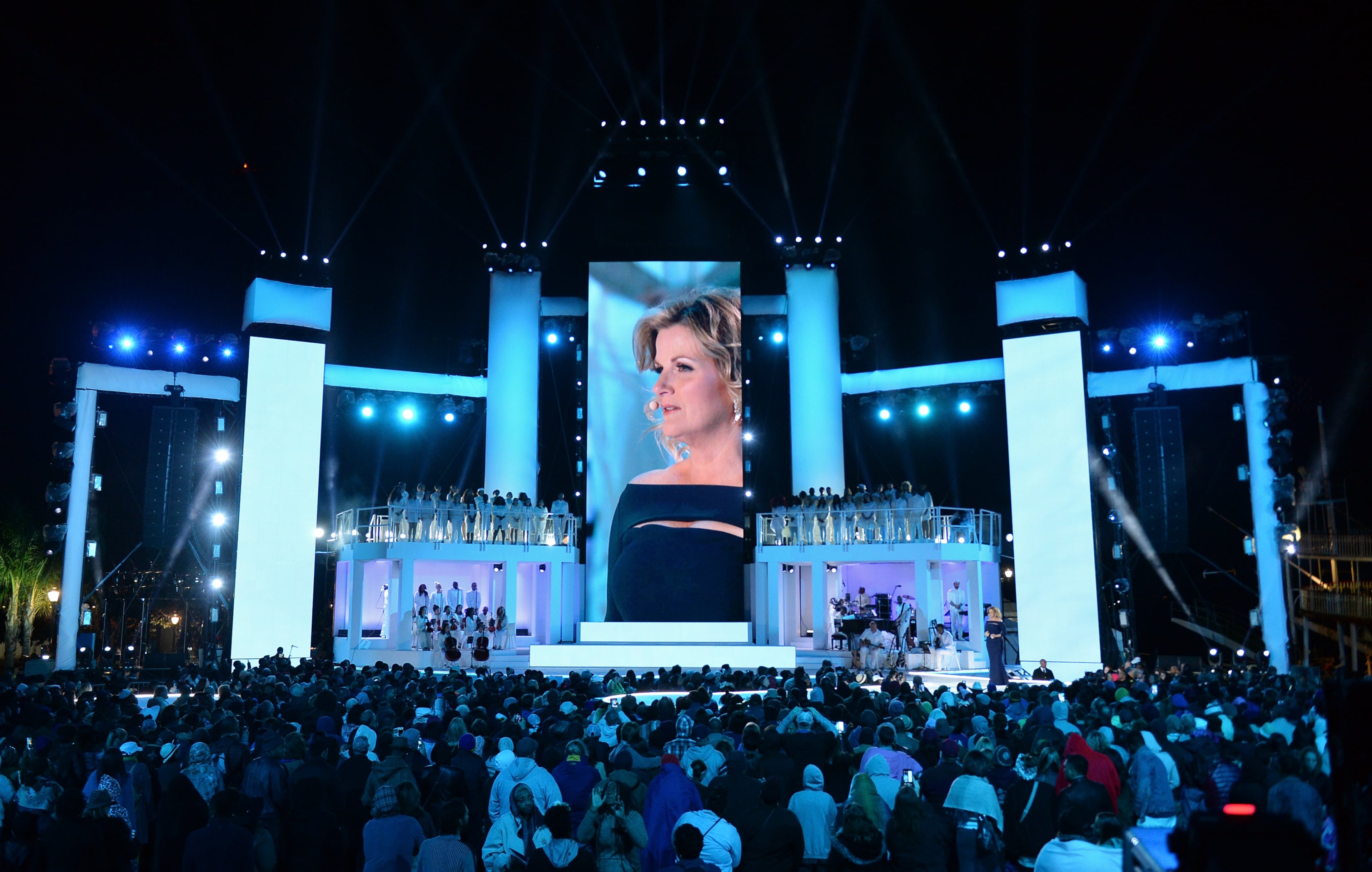 NEW ORLEANS, LOUISIANA - MARCH 20: Singer Trisha Yearwood appears in "The Passion", an epic musical event airing LIVE from New Orleans on FOX, at Woldenberg Park on March 20, 2016 in New Orleans, Louisiana. (Photo by Kevin Winter/Getty Images for dcp)