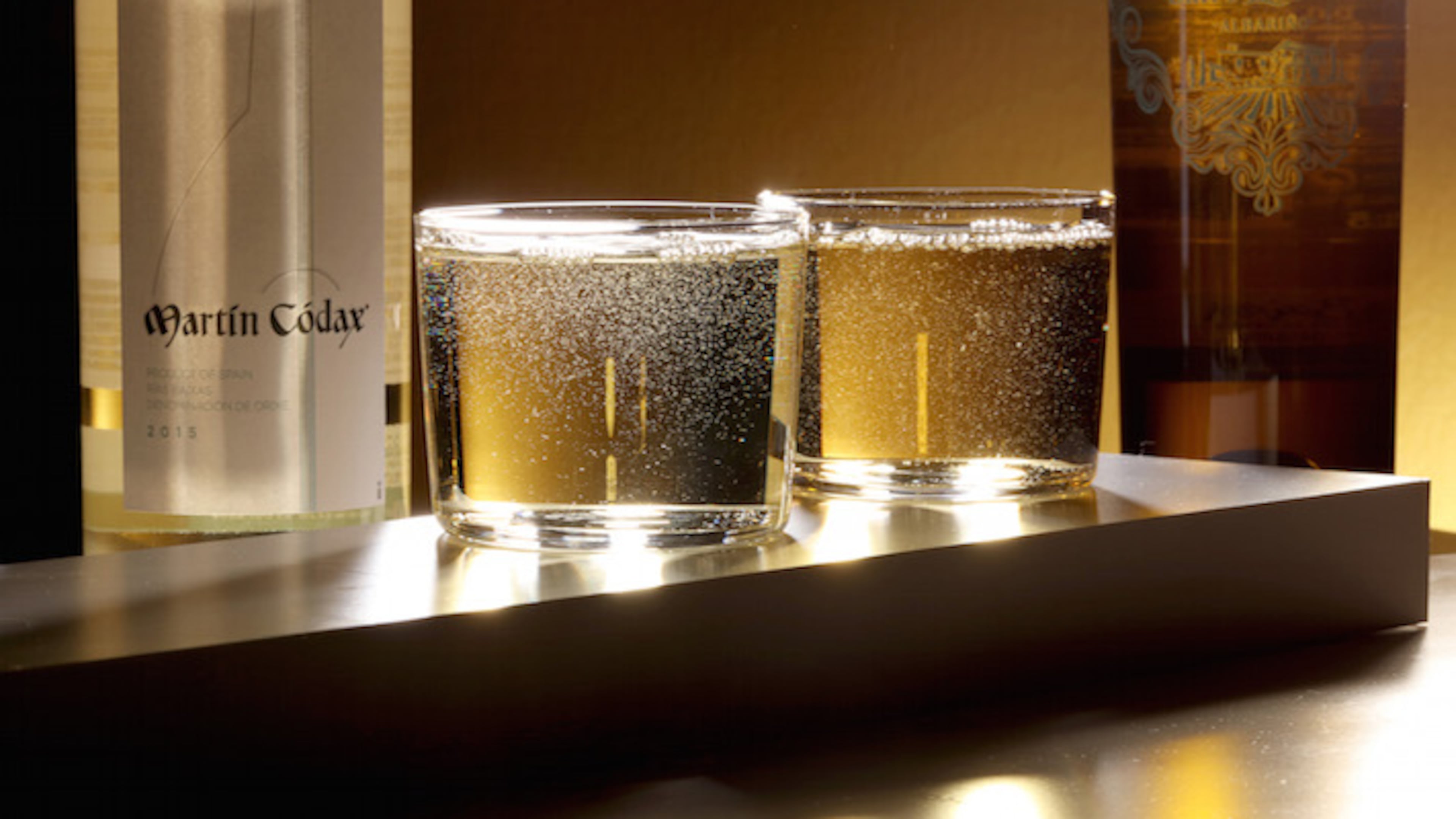 Coming from the coastal region of Rias Baixas, albarino wines, like the Martin Codax, left, and Pazo San Mauro, are among the world's greatest partners for fish and shellfish. (Michael Tercha/Chicago Tribune/TNS)