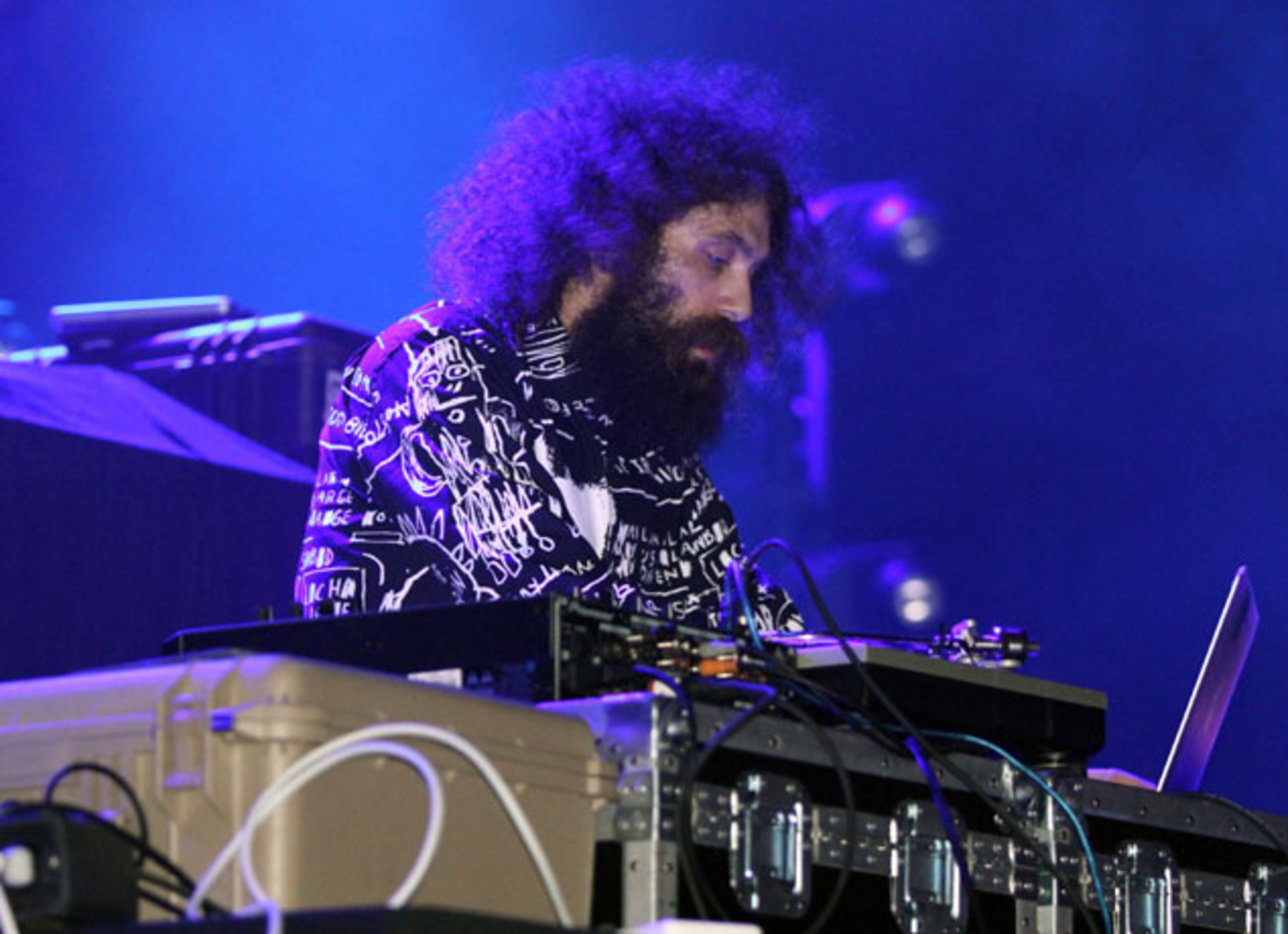 #17 of #25. PLEASE KEEP IN SEQUENTIAL ORDER FOR THE CONTINUITY OF THE GALLERY. -- The Gaslamp KillerRun the Jewels, also known by the acronym RTJ, is an American hip hop supergroup formed in 2013 by rapper/producer El-P and rapper Killer Mike. They played to a sold out Tabernacle crowd on Saturday, January 21, 2017, with openers The Gaslamp Killer, Gangsta Boo, CUZ and Nick Hook.Robb Cohen Photography & Video /RobbsPhotos.com