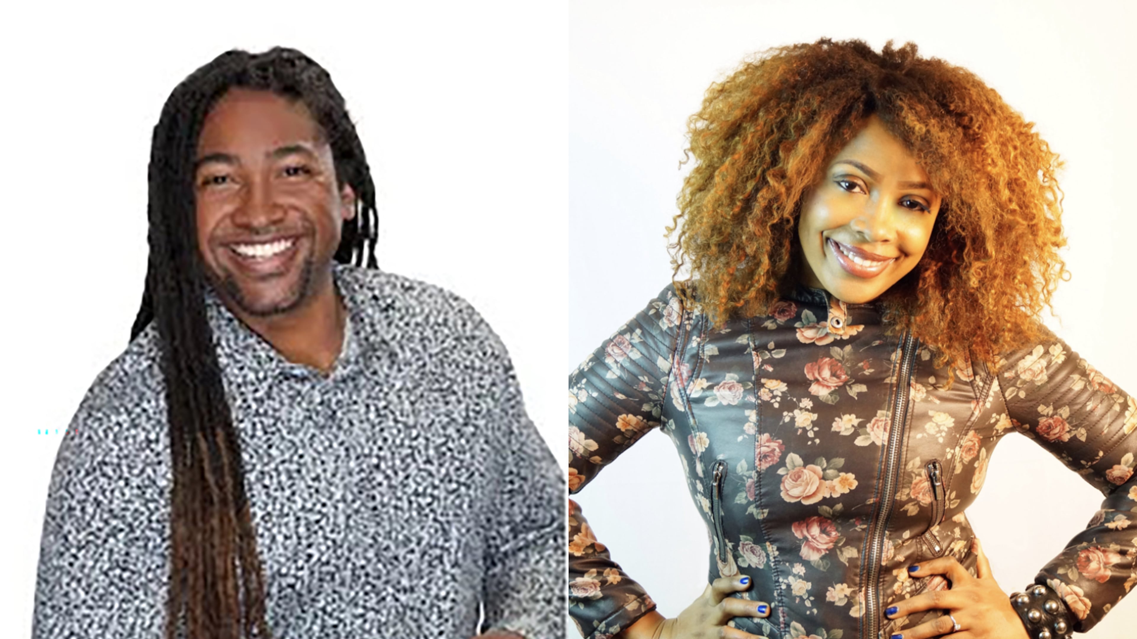 Dyron Ducati (left) has left Kiss 104.1 as midday host and its assistant music director. Ramona DeBreaux is doing part-time work as afternoon host. (Courtesy of Kiss 104.1)