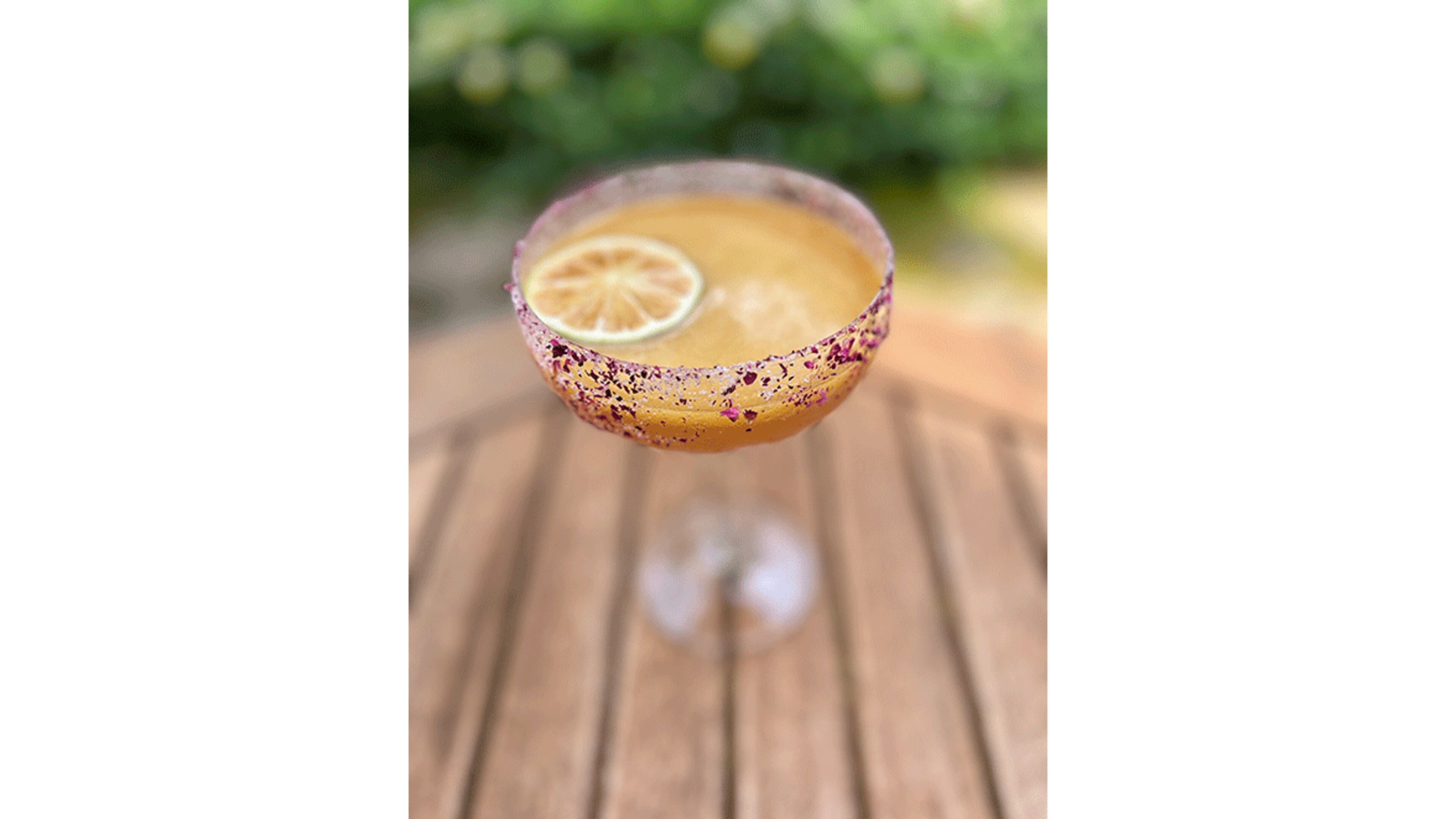 Crime of Passion at Wahoo Grill is a tropical take on a gimlet.
Courtesy of Wahoo Grill