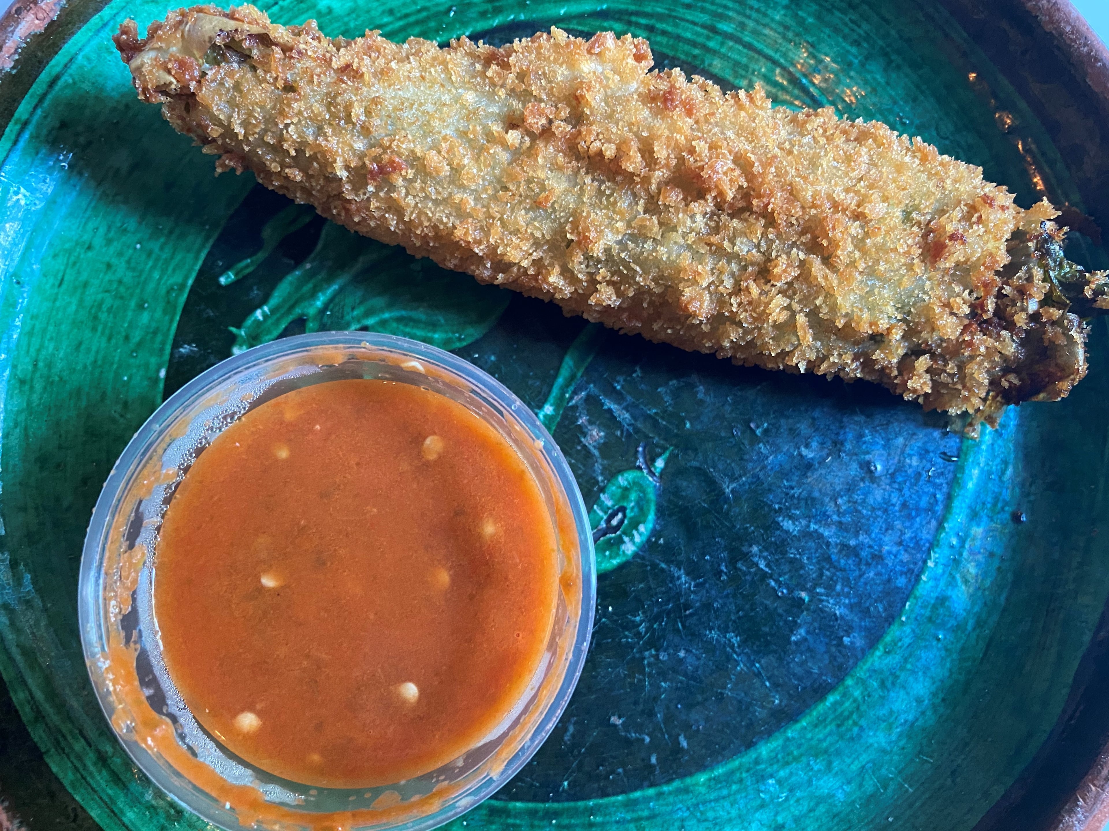 Taqueria del Sol is celebrating the annual New Mexico green chile harvest with its crispy chile relleno special, served with salsa frita. CONTRIBUTED BY BOB TOWNSEND