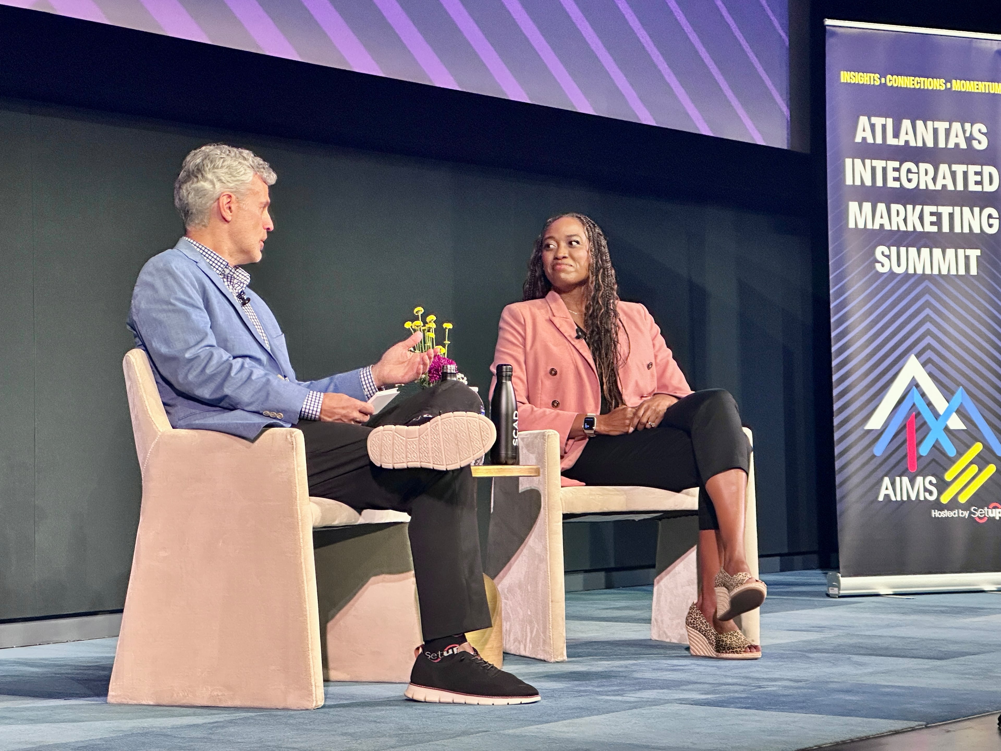 Chick-fil-A's Khalilah Cooper, vice president of experience design, was featured at Atlanta's Integrated Marketing Summit in October 2026. (Amy Wenk/AJC)