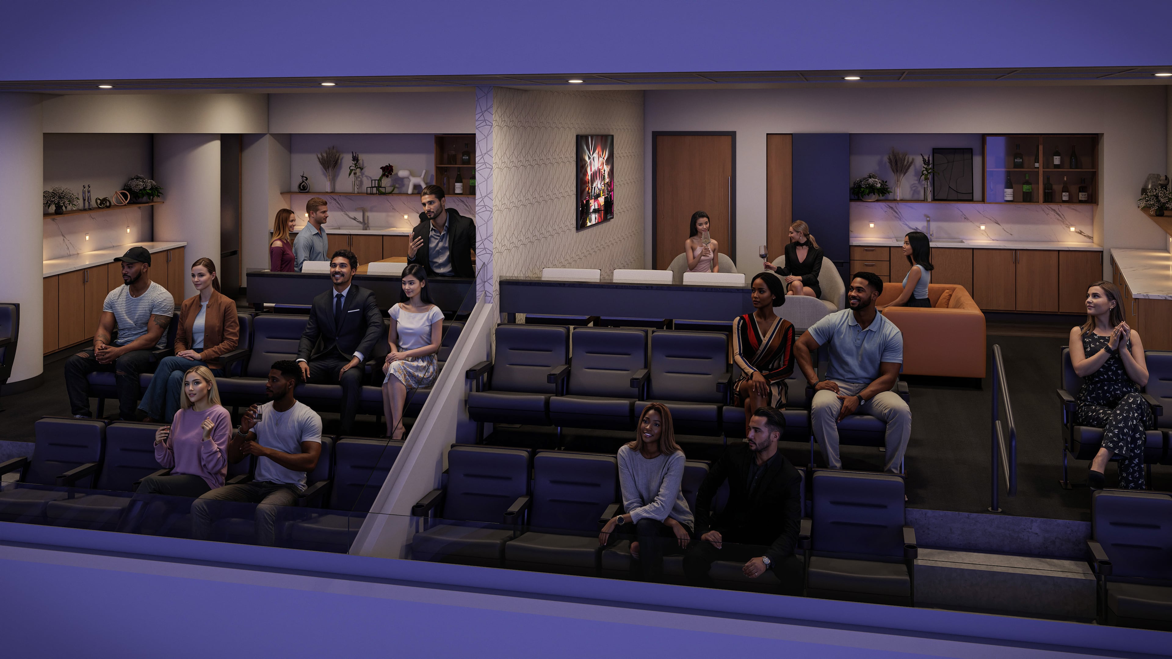 This is a rendering of a planned $175 million renovation to Gas South Arena in Duluth, which held a groundbreaking in September 2026. The full slate of renovations is expected to be complete in 2028. (Courtesy of Gas South District)