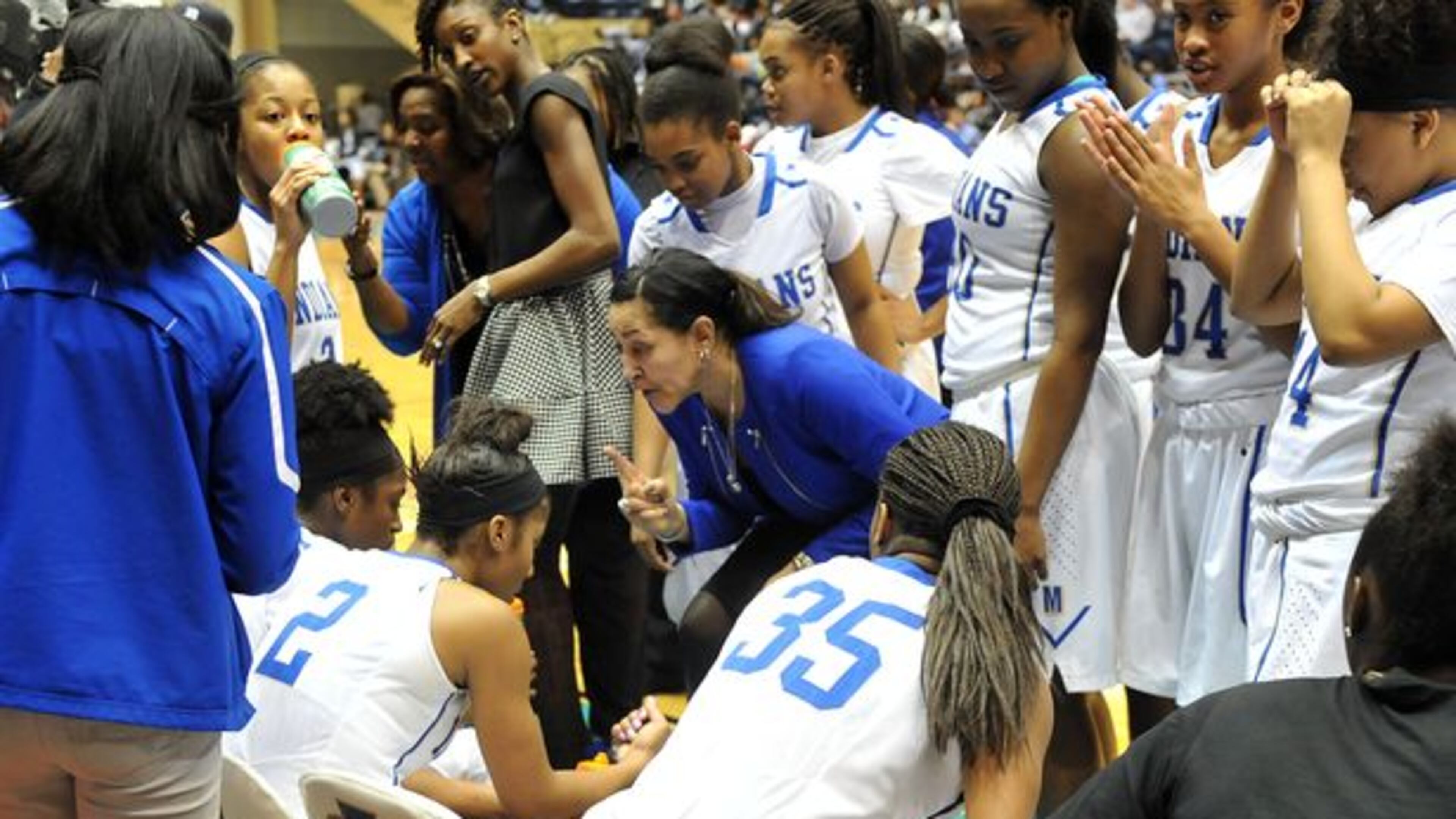 McEachern, shown here in the 2015 finals, is gunning for a fourth straight state championship. KENT D. JOHNSON / AJC