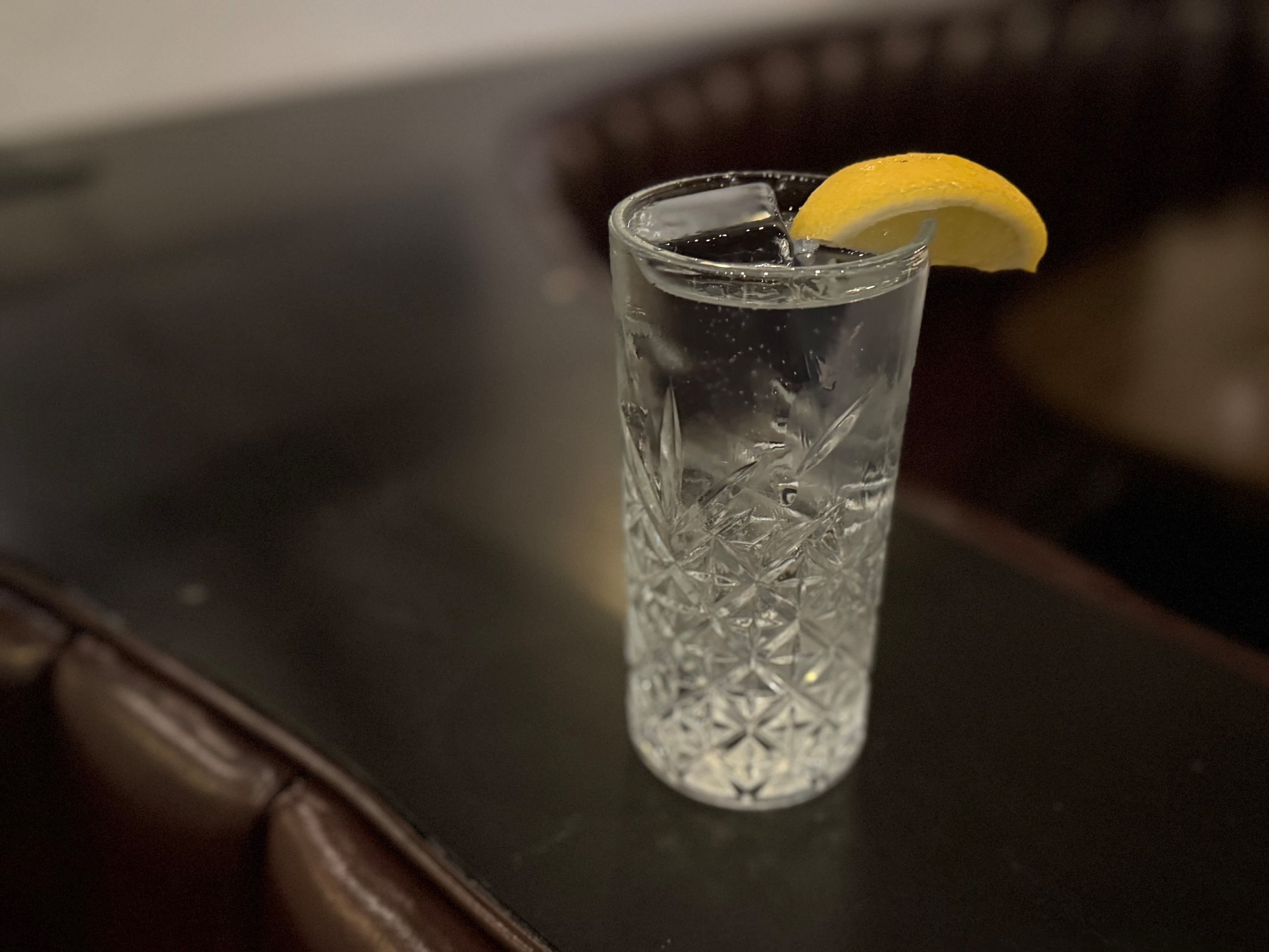Once you learn the cocktail’s build, the recipe becomes versatile, Jeff Banks said of the classic Tom Collins. (Angela Hansberger for the AJC)