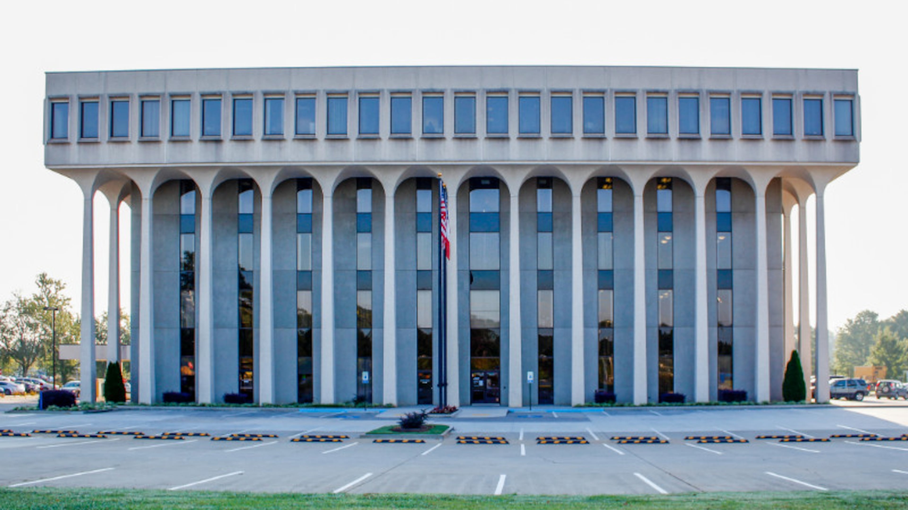 For the next two years, LGE Community Credit Union will remain at its Marietta branch before it becomes the replacement headquarters for the Cobb County Police Department. Courtesy of LGE Community Credit Union