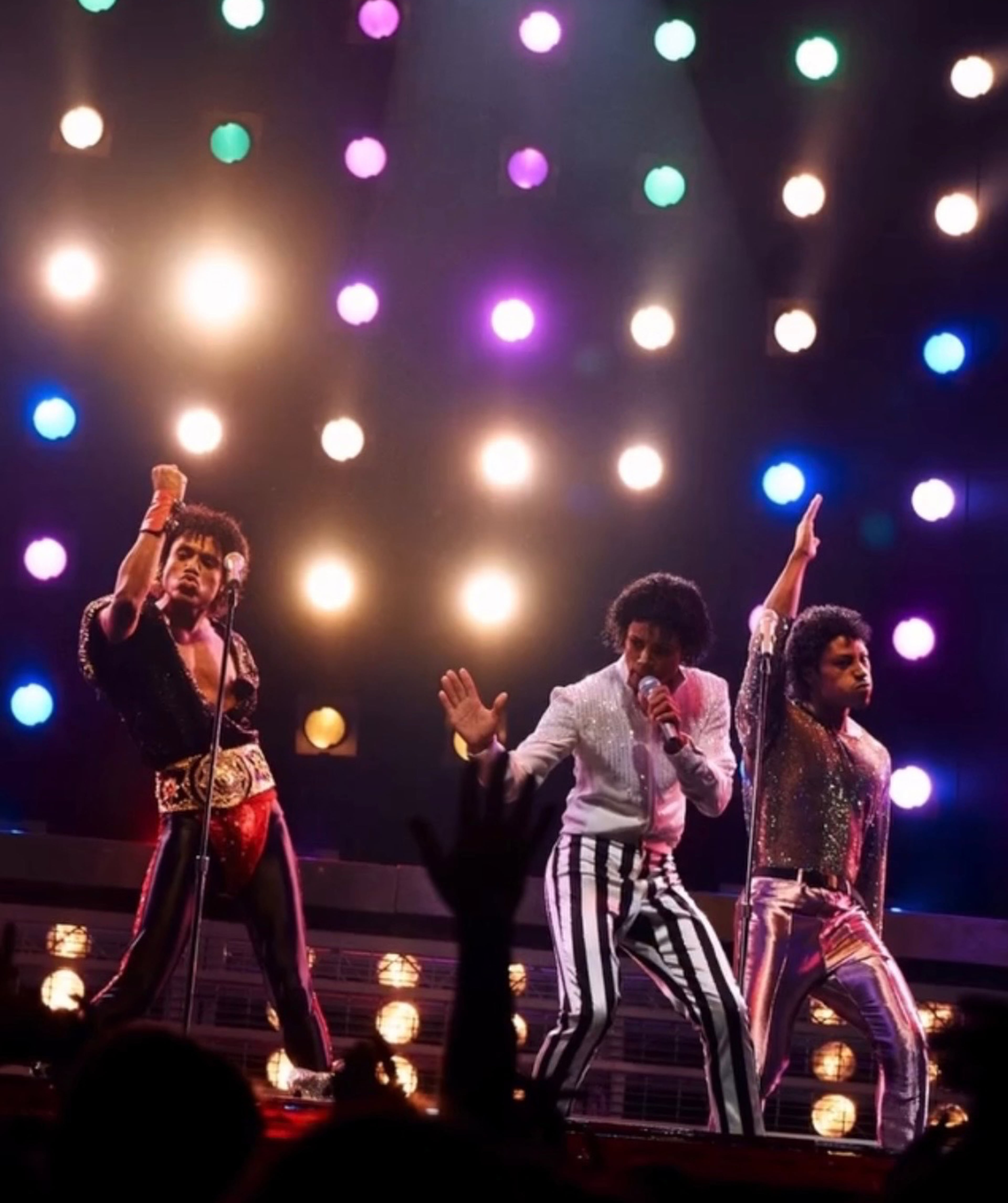 Tre' Horton (left) plays Marlon Jackson in the film "Michael." Marlon was known as the Jackson brother who could go toe to toe with Michael on the dance floor or stage. (Lionsgate)