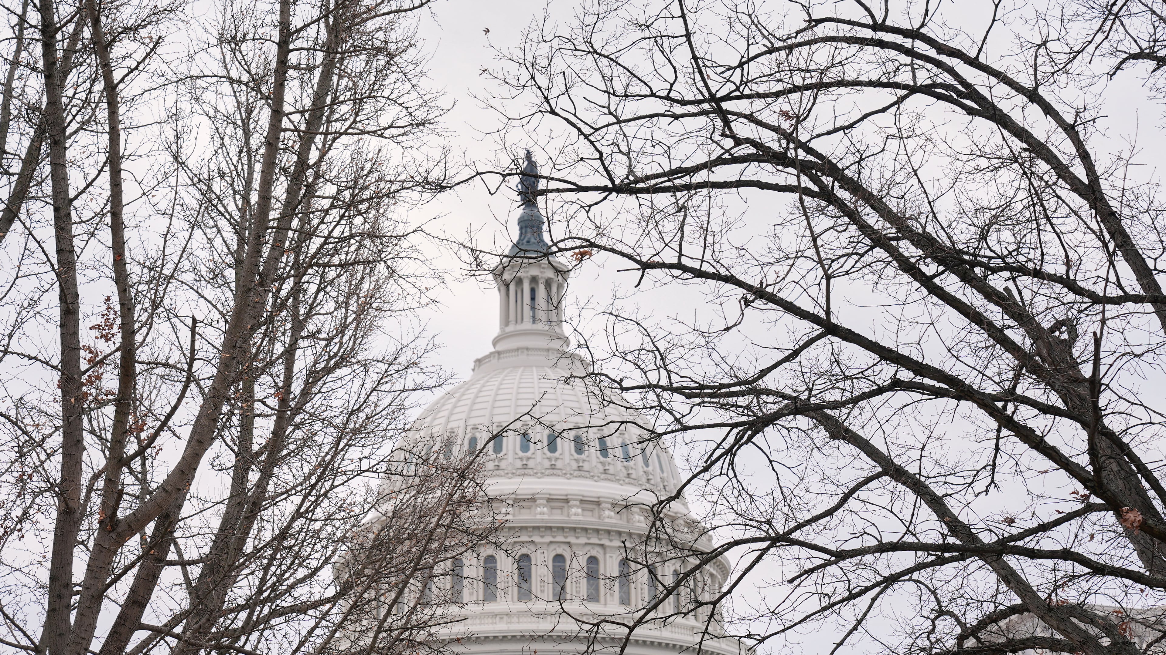 The U.S. Capitol is photographed, Monday, Jan. 5, 2026, in Washington. (AP Photo/Mariam Zuhaib)