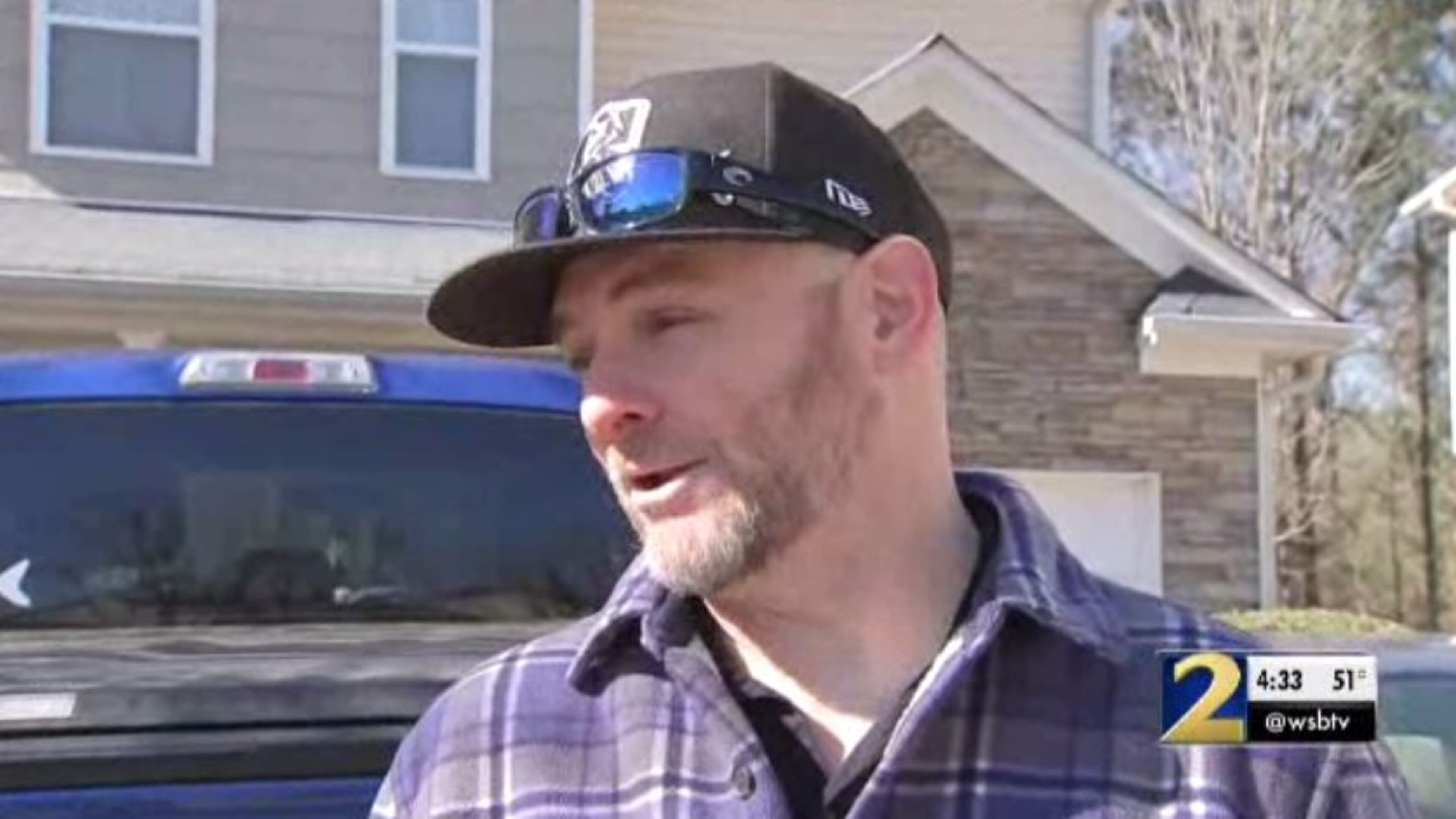 David Bressmer spotted two men breaking into his car Jan. 24 and confronted them outside his Canton home with his son’s baseball bat.