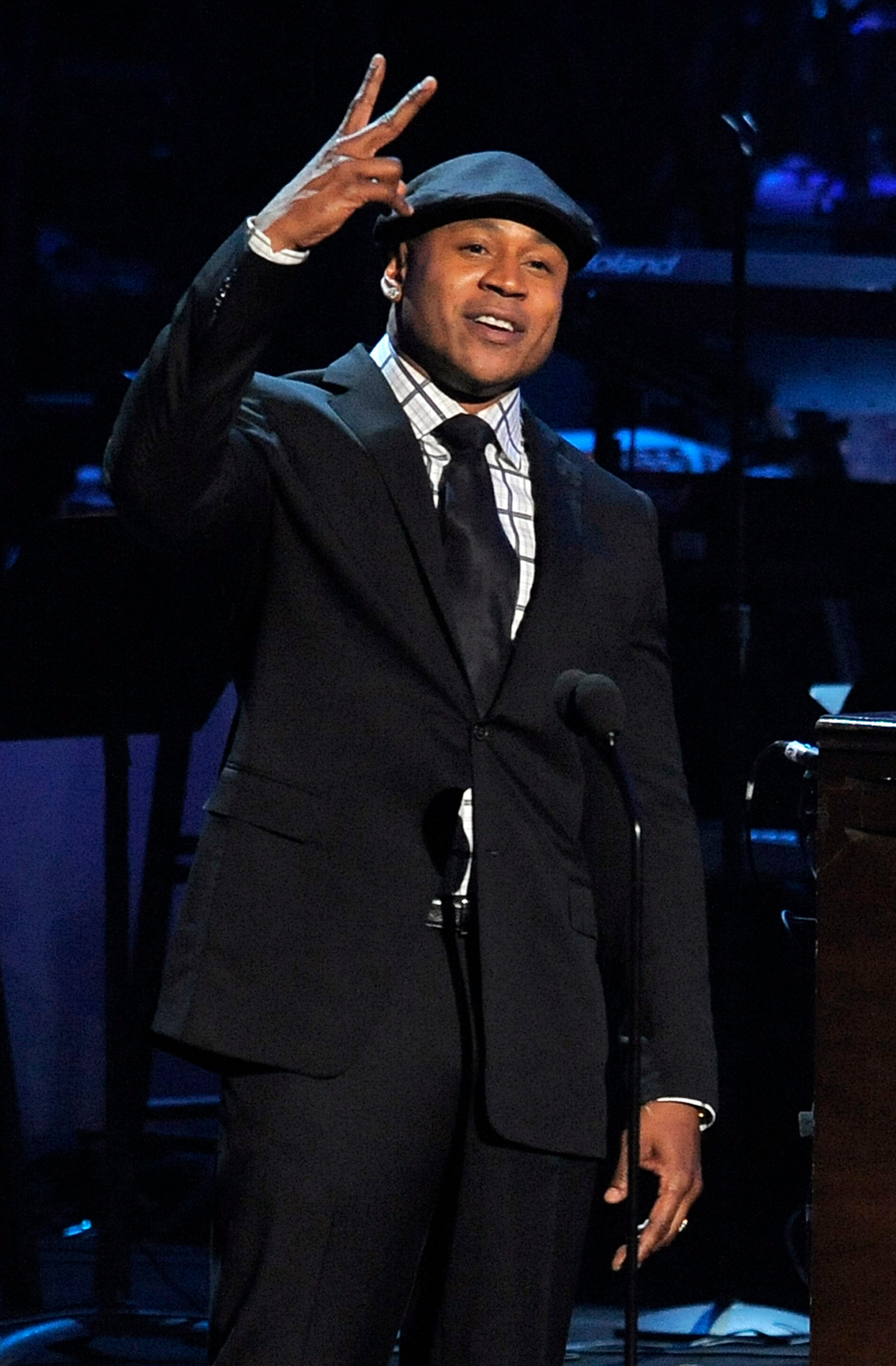 LL Cool J speaks onstage at "We Will Always Love You: A Grammy Salute to Whitney Houston," at Nokia Theatre on Thursday, Oct. 11, 2012, in Los Angeles. The one-hour concert tribute will air on CBS on Nov. 16.