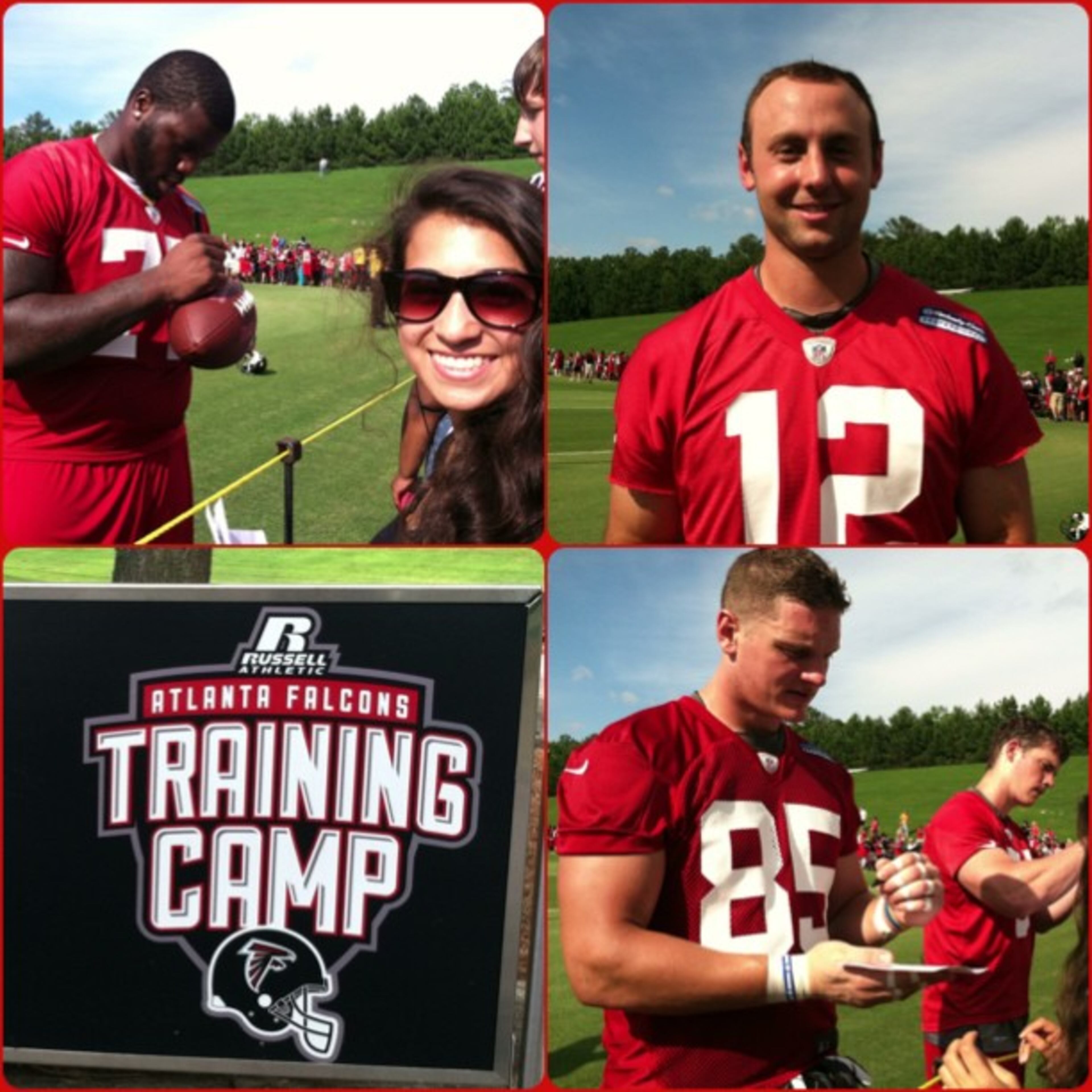 These guys are so cool #falcons #atl #atlanta #atlsummer #atlantacollective #atlantafalcons #football #riseup #flowerybranch #nfl -- @roxyy39